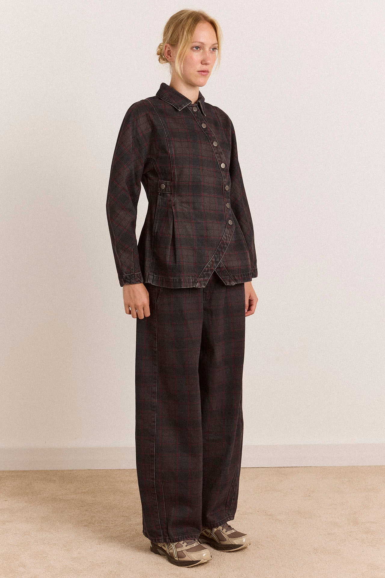 Damson Madder Erika Jeans // Sirius Check