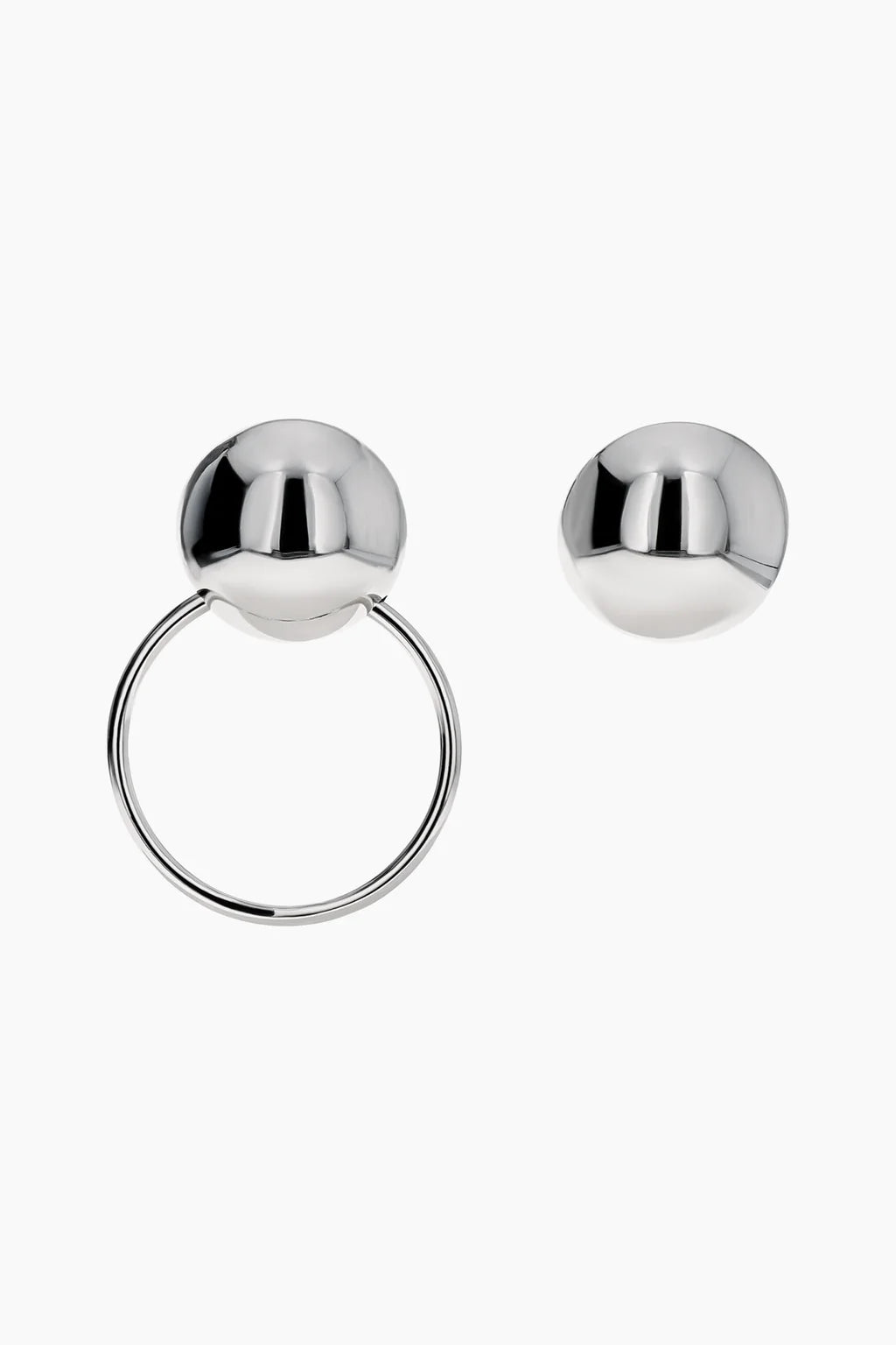 Justine Clenquet Edie Earrings // Silver