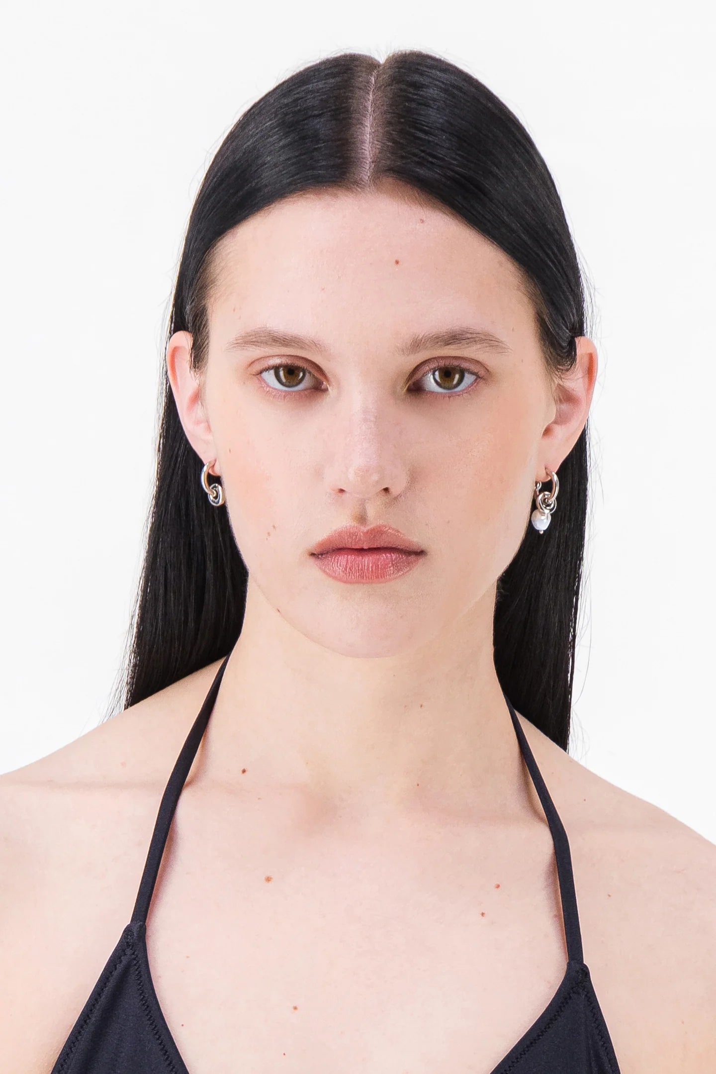 Justine Clenquet Ethan Pearl Earrings