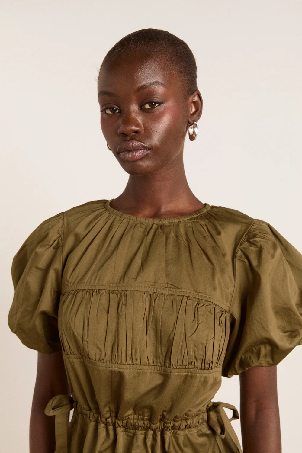 Damson Madder Hadley Blouse // Olive Satin