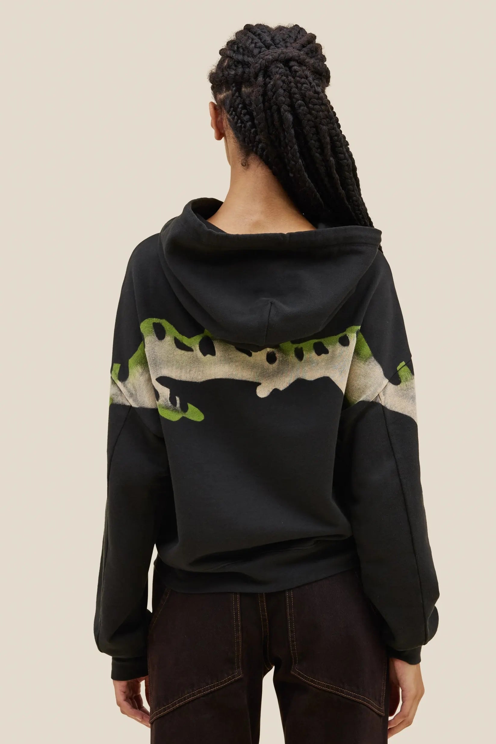 Eckhaus Latta Hoodie // Kelp