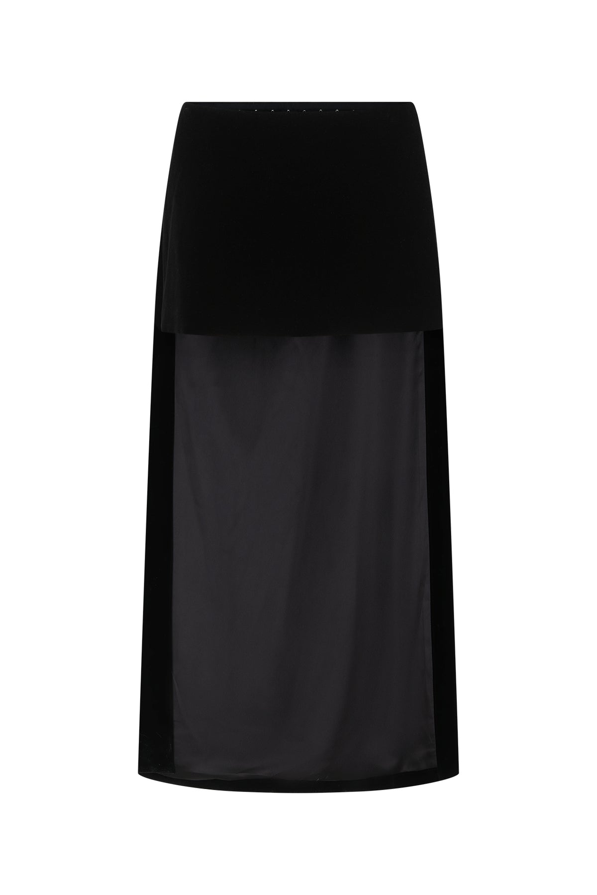 Harris Tapper Coppola Skirt // Black Velvet