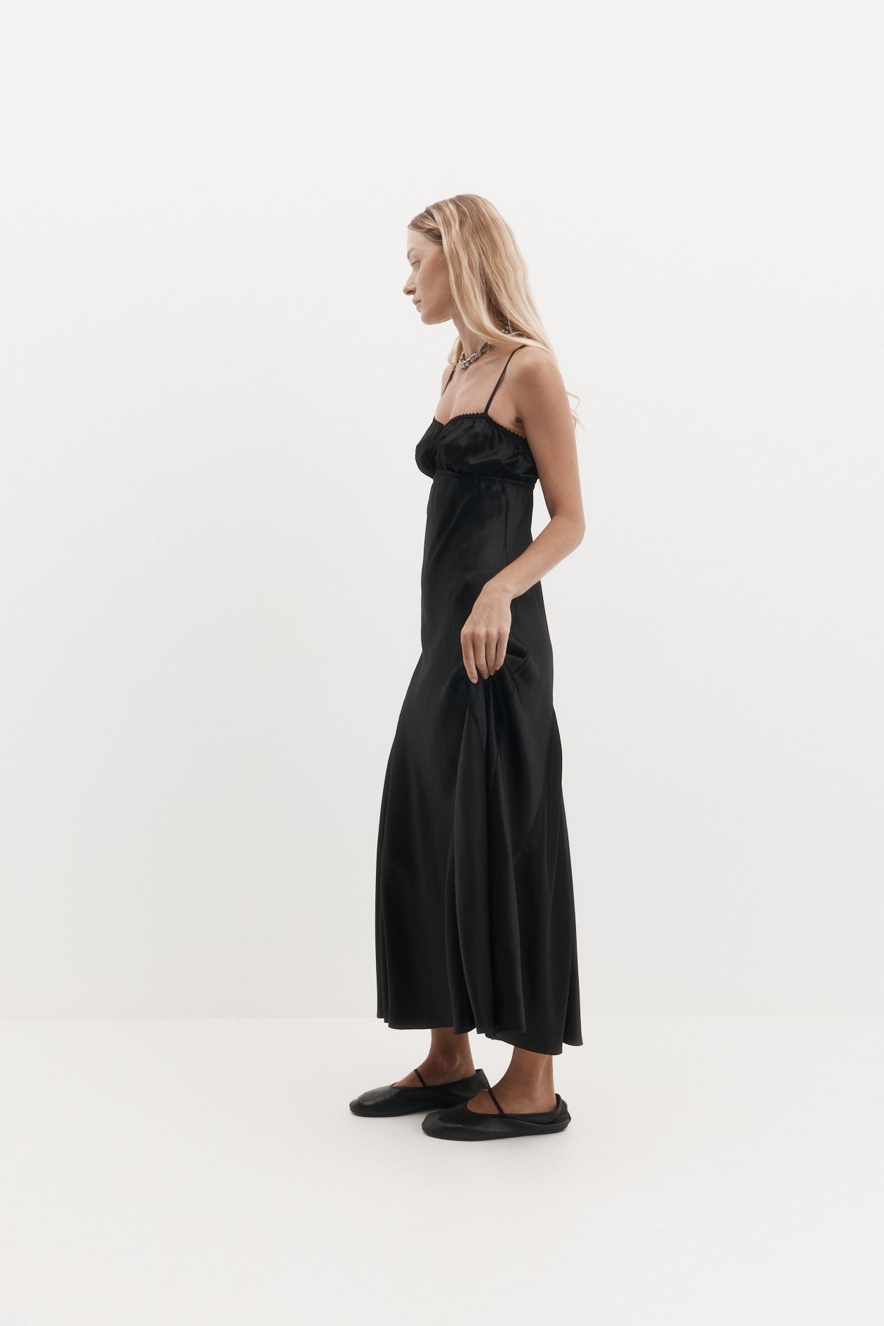 Harris Tapper Boudoir Slip // Black