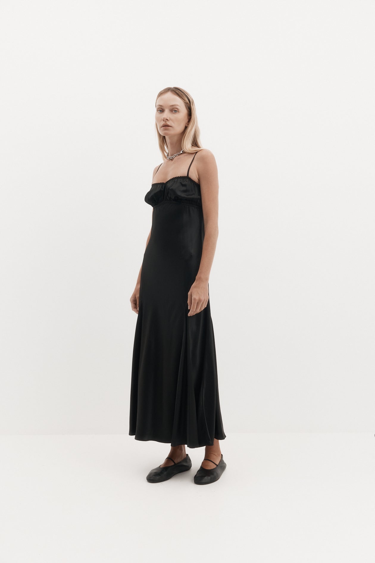 Harris Tapper Boudoir Slip // Black
