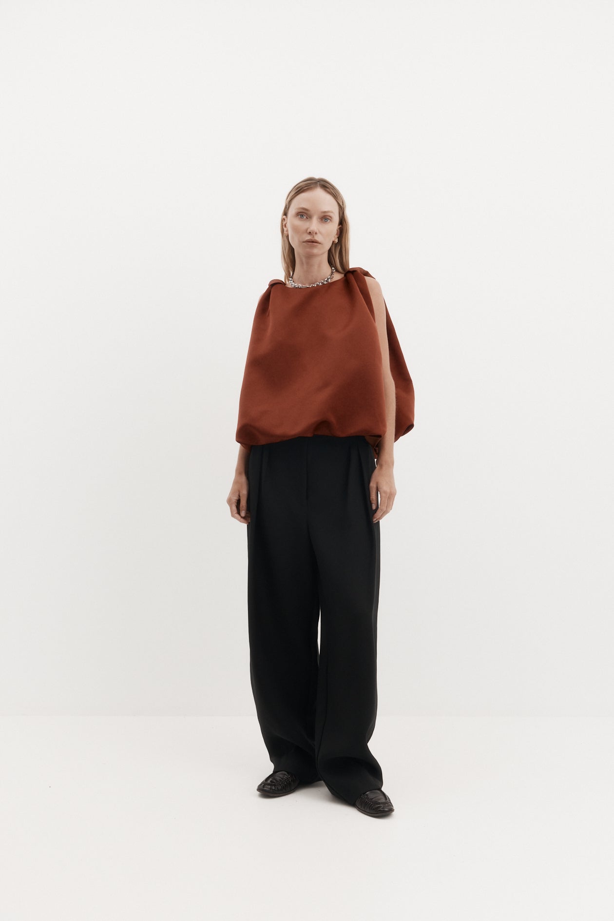 Harris Tapper Knot Top // Rust