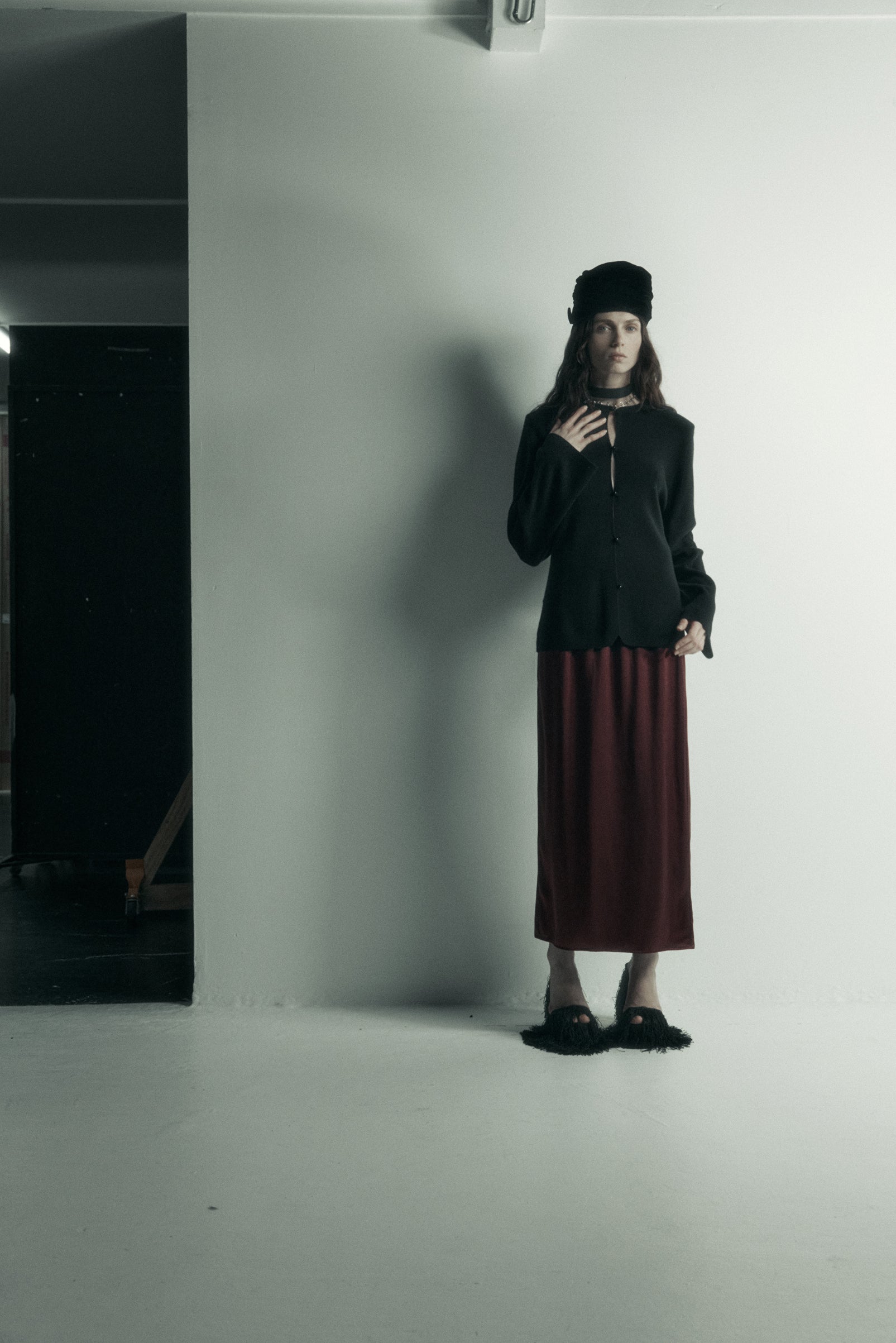 Harris Tapper Camilla Skirt // Cassis
