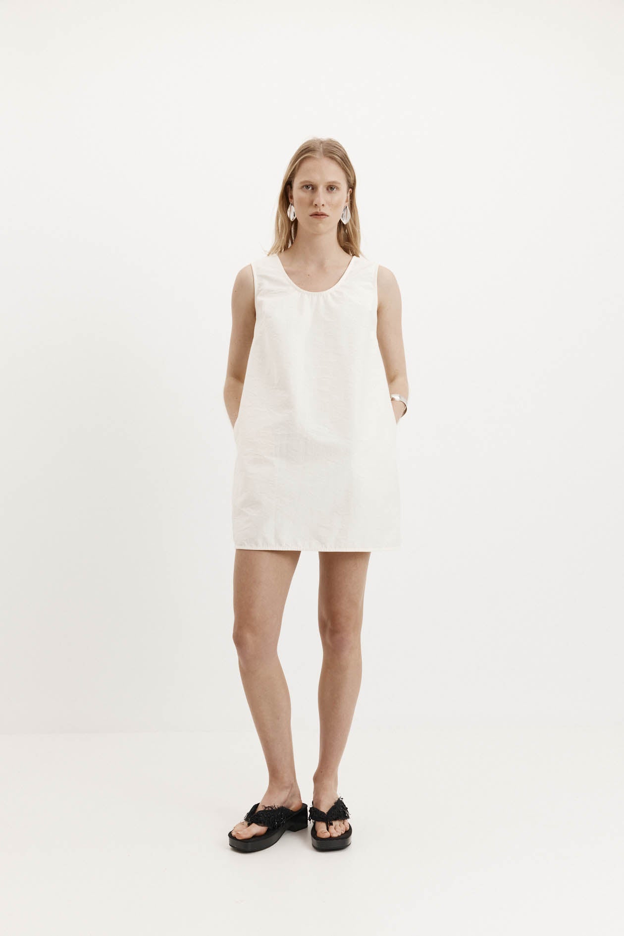 Harris Tapper Gigi Mini Dress // Cream