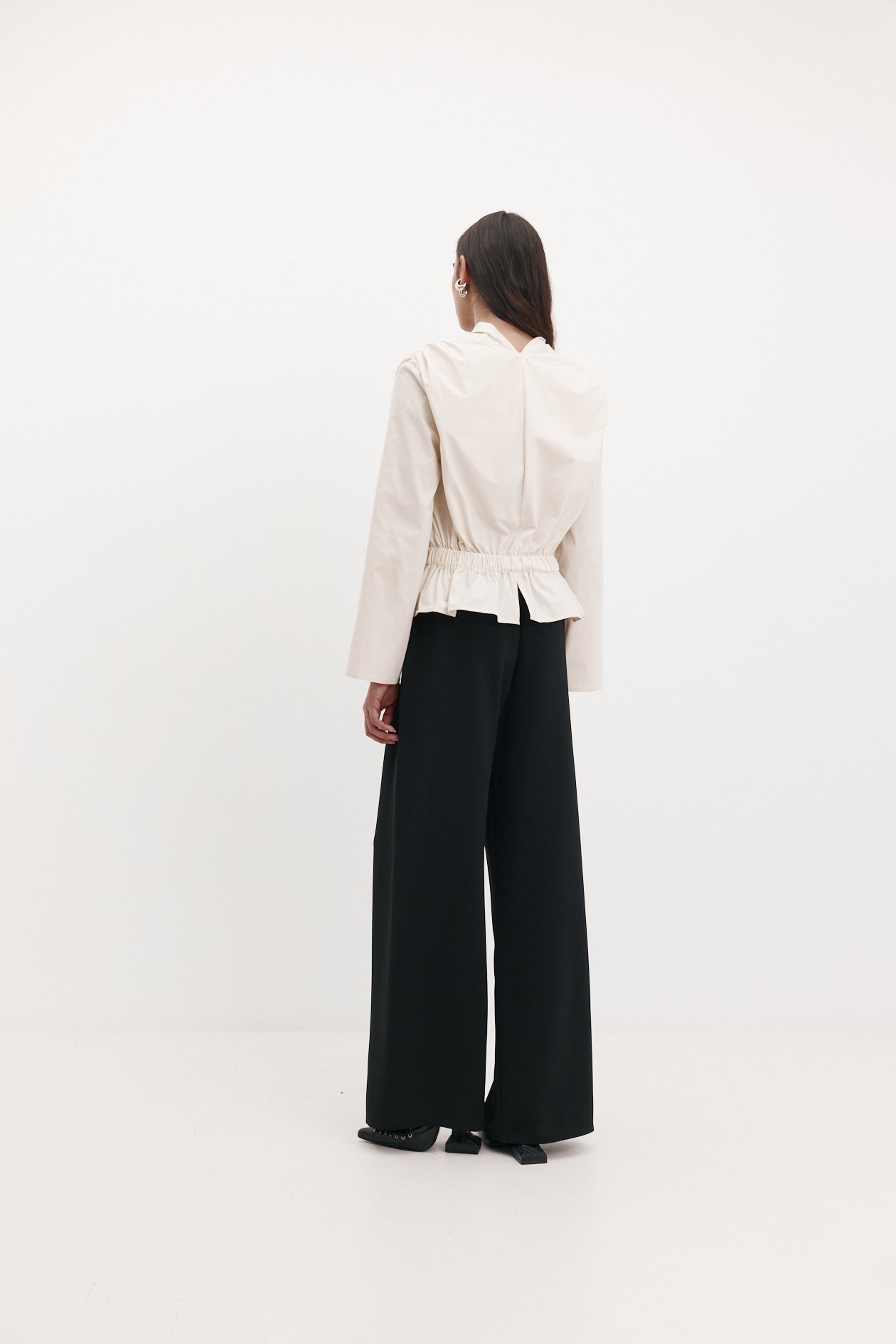 Harris Tapper Long Sleeve Chaimberlain Top // Vanilla