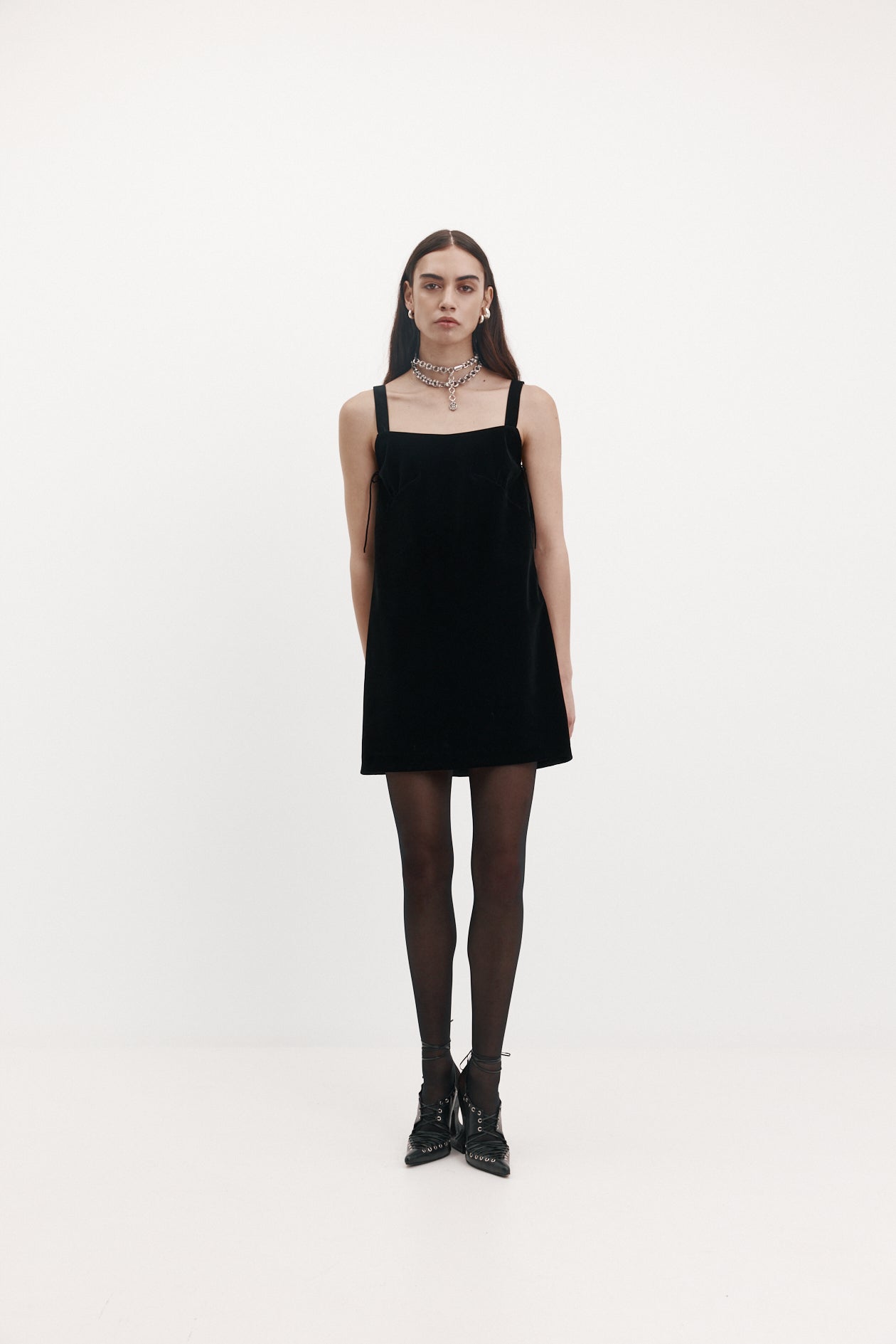 Harris Tapper Plum Dress // Black