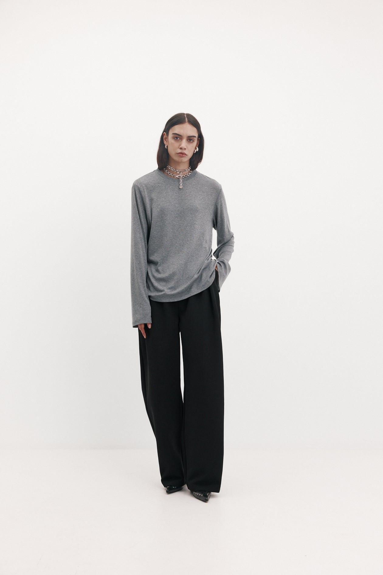 Harris Tapper Sacha T-Shirt // Pewter