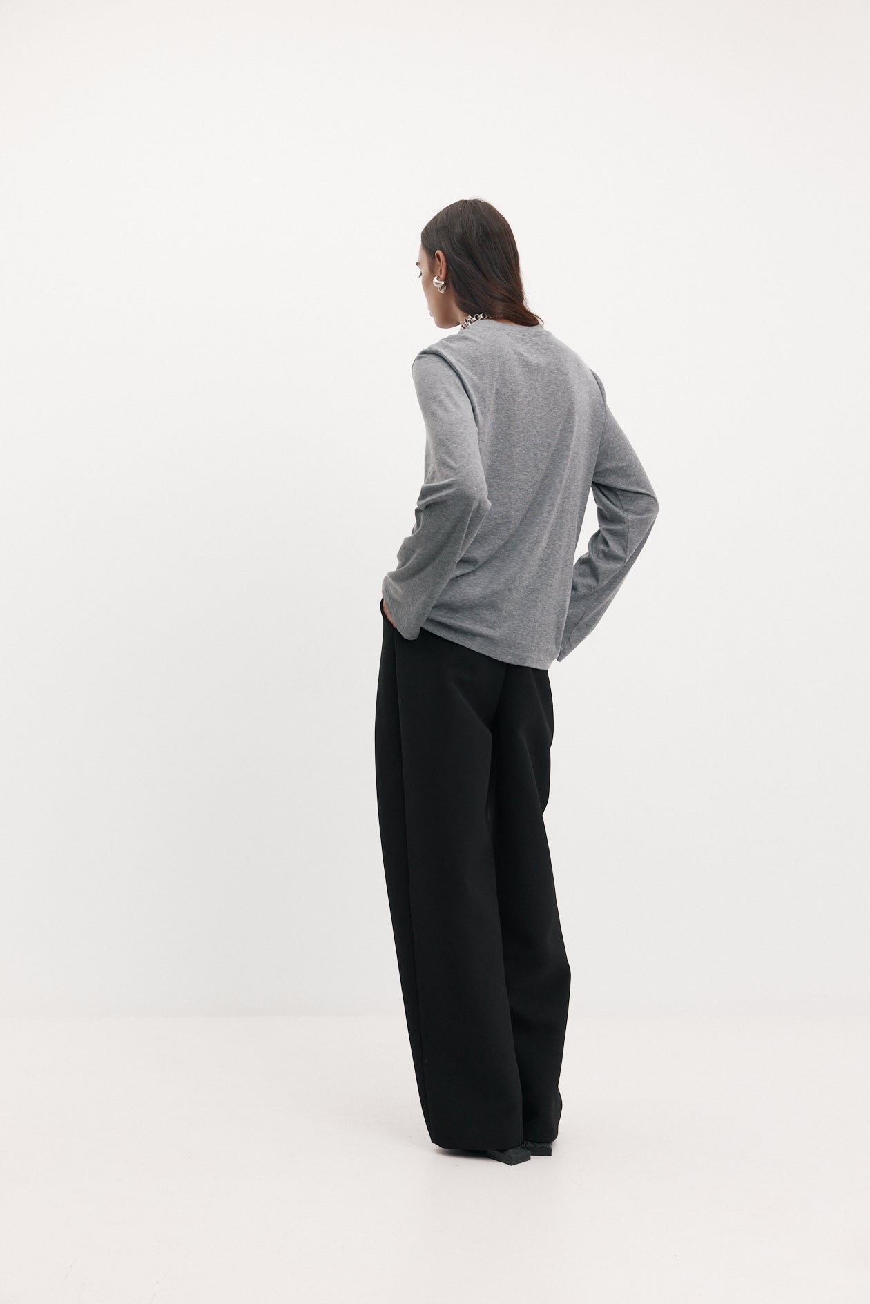 Harris Tapper Sacha T-Shirt // Pewter