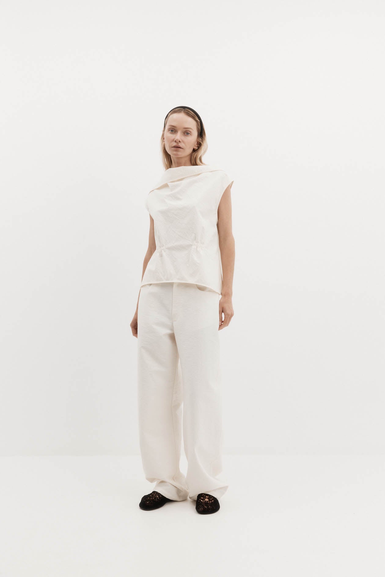 Harris Tapper Dean Trouser // Ivory