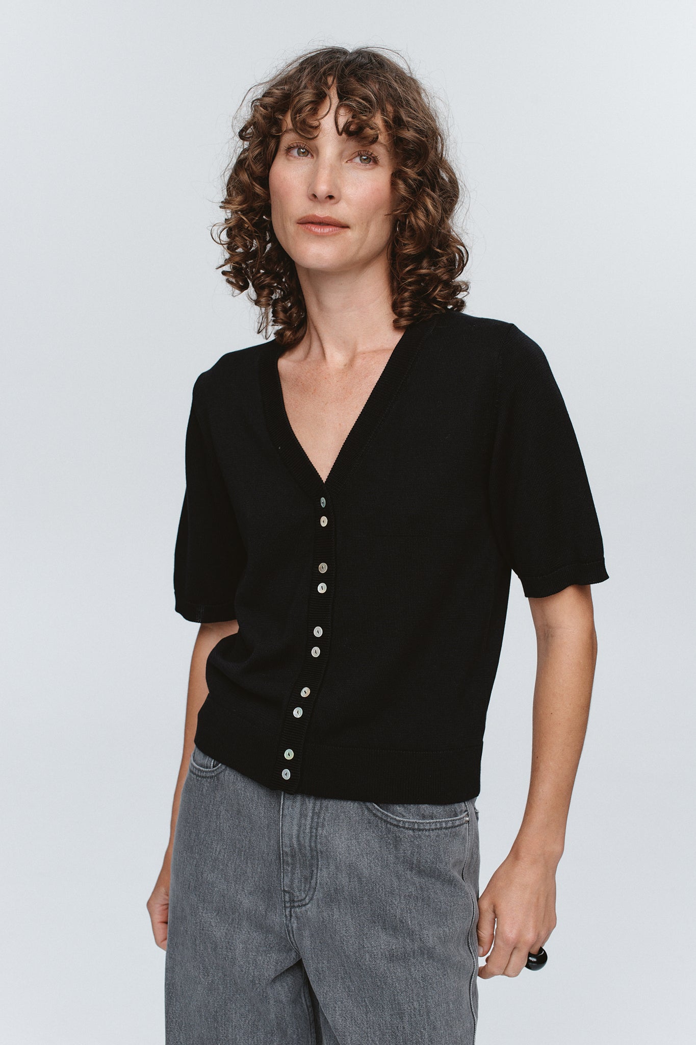 Marle Hugo Cardigan // Black