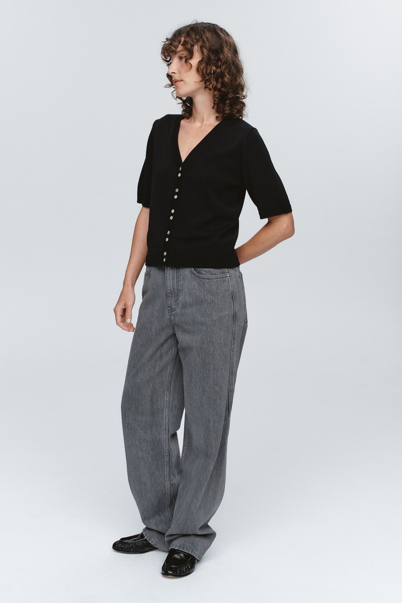 Marle Hugo Cardigan // Black