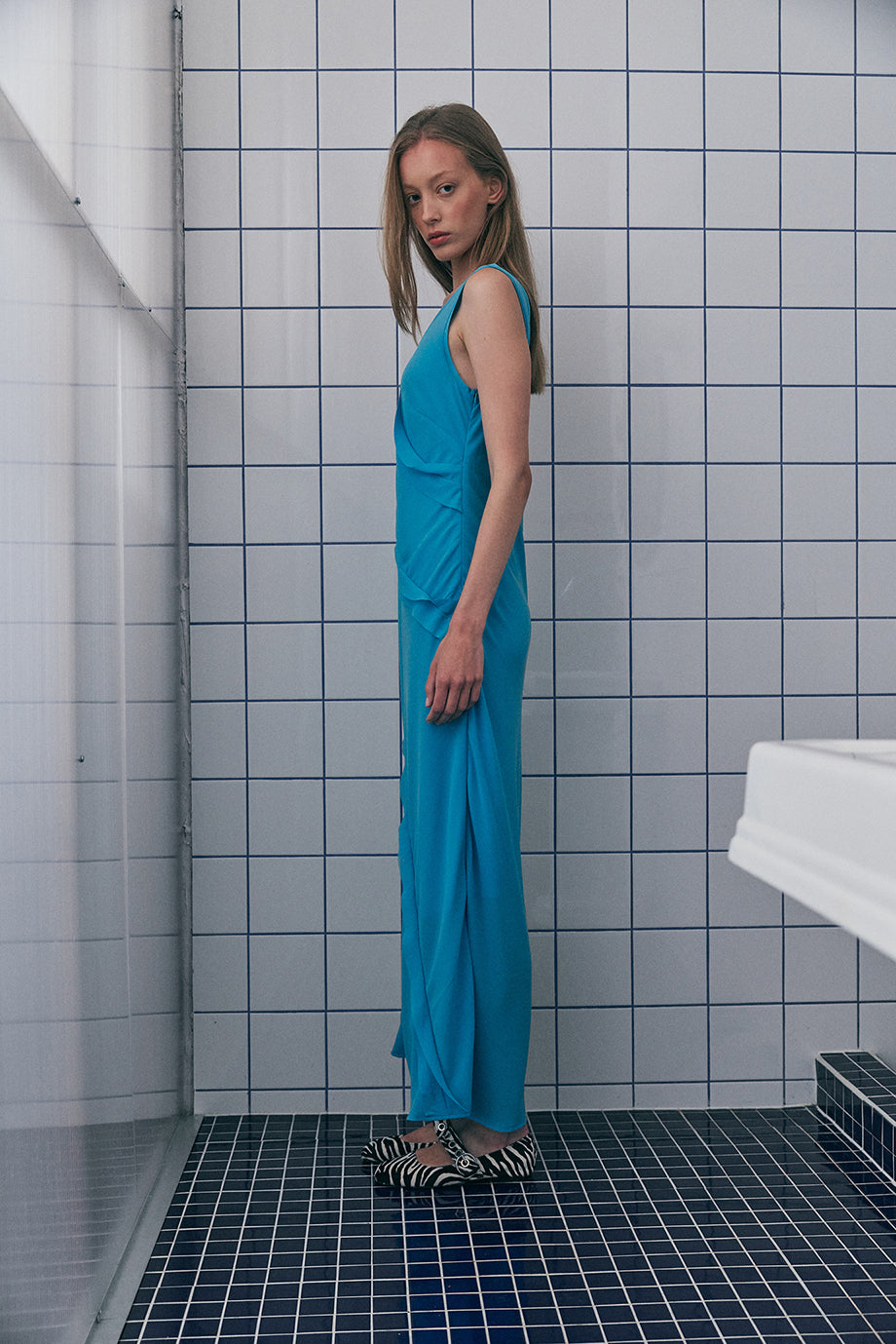 Muse Halo Dress // Turquoise
