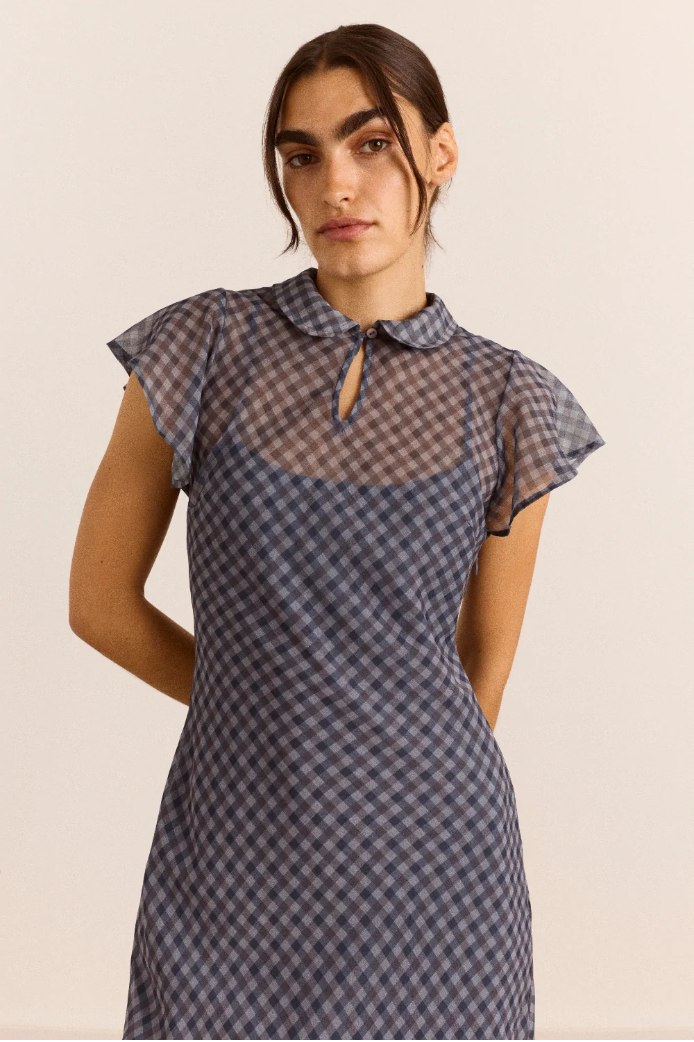 Damson Madder Hudson Midi Dress // Sheer Willow Gingham
