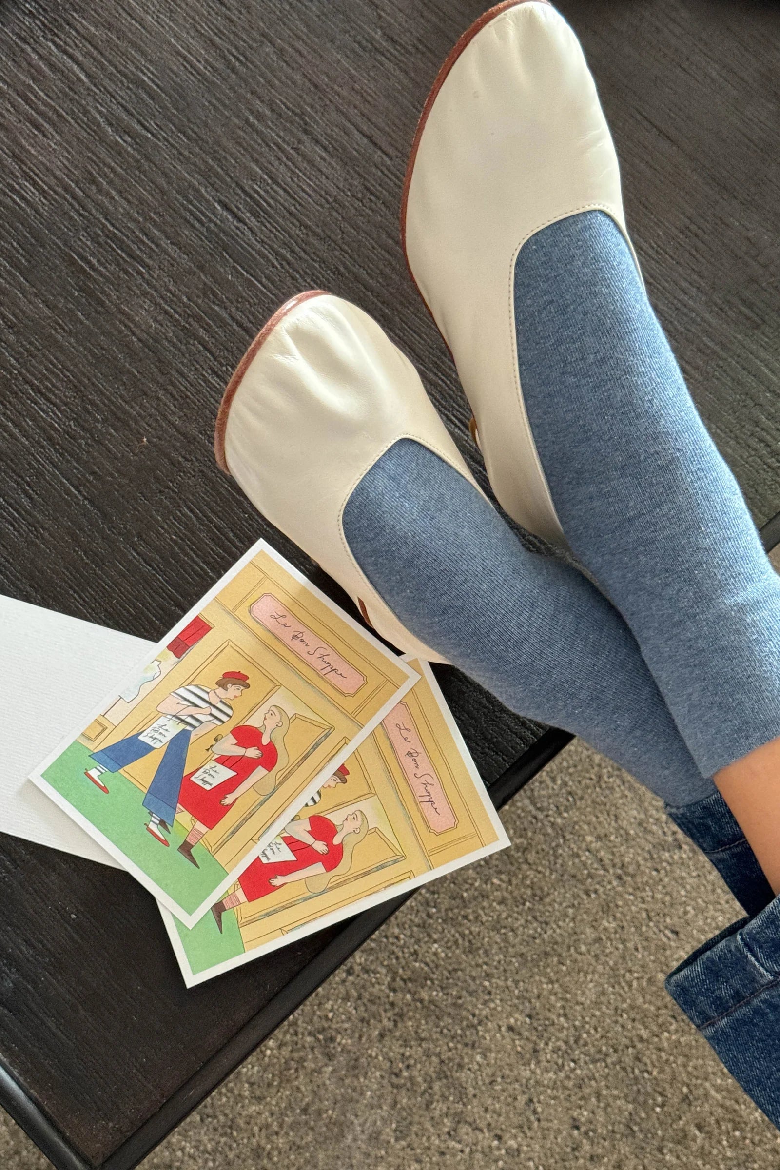 Le Bon Shoppe Sneaker Socks // Denim