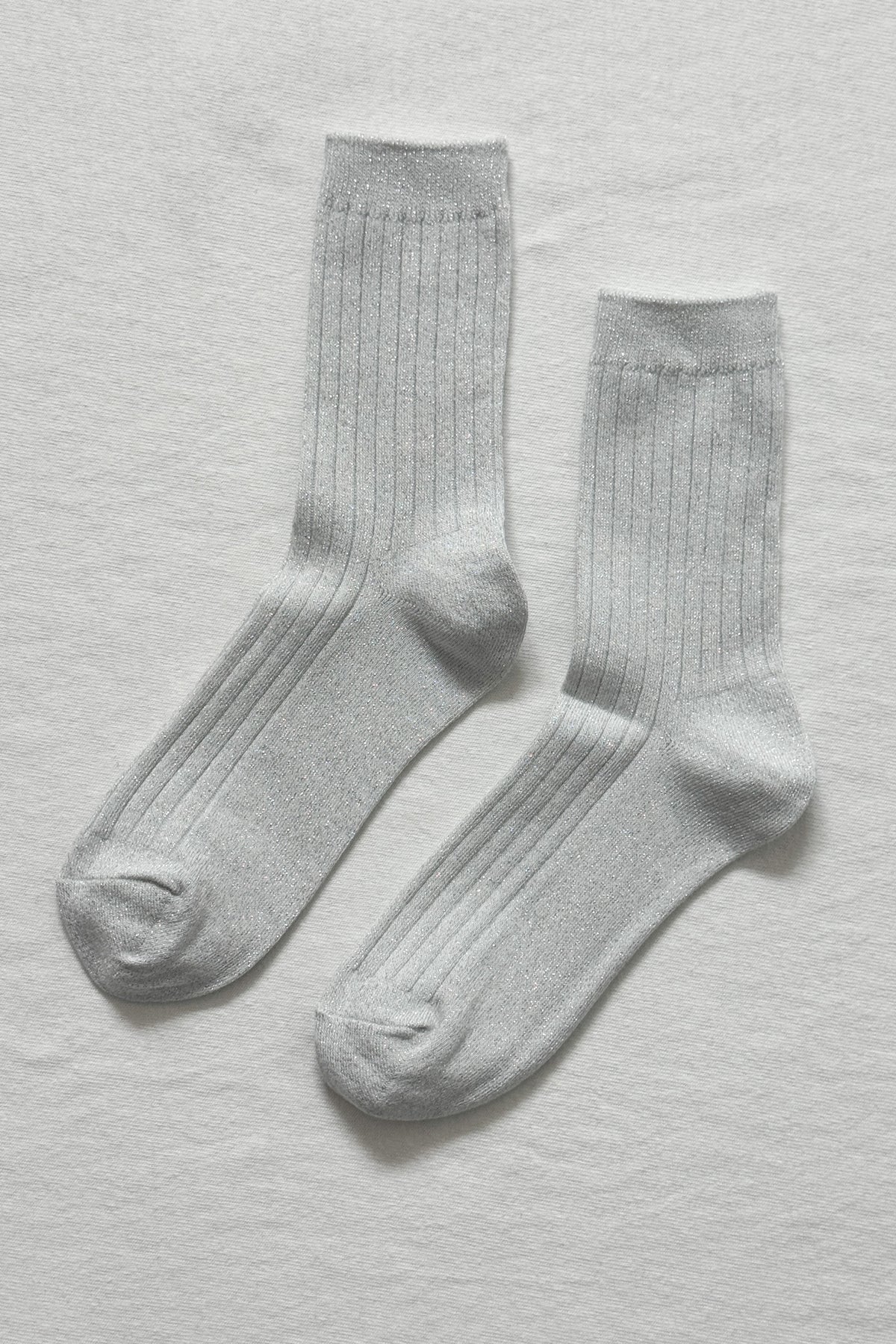 Le Bon Shoppe Her Socks Modal Lurex // Snow White