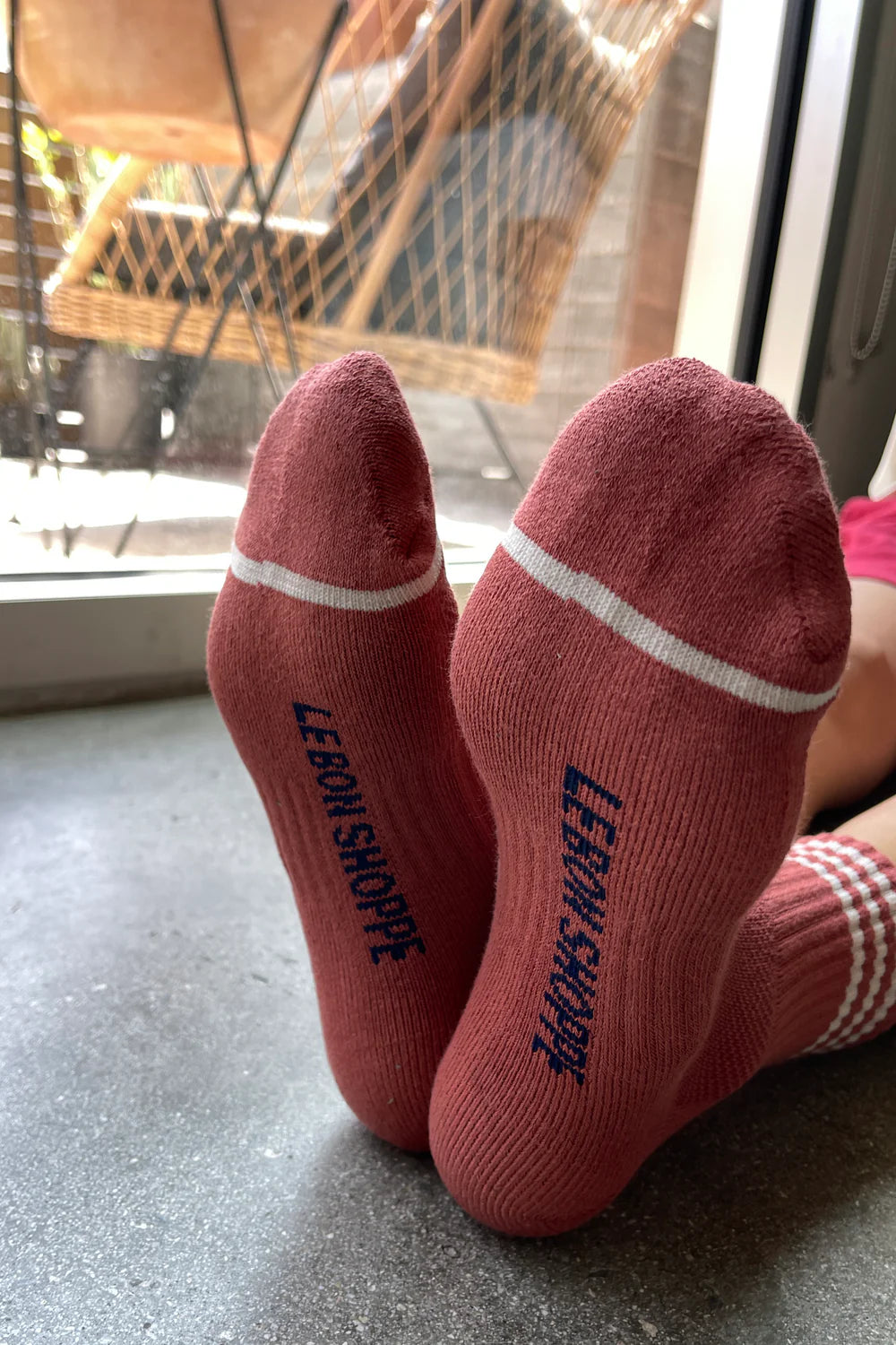 Le Bon Shoppe Girlfriend Socks // Terracotta