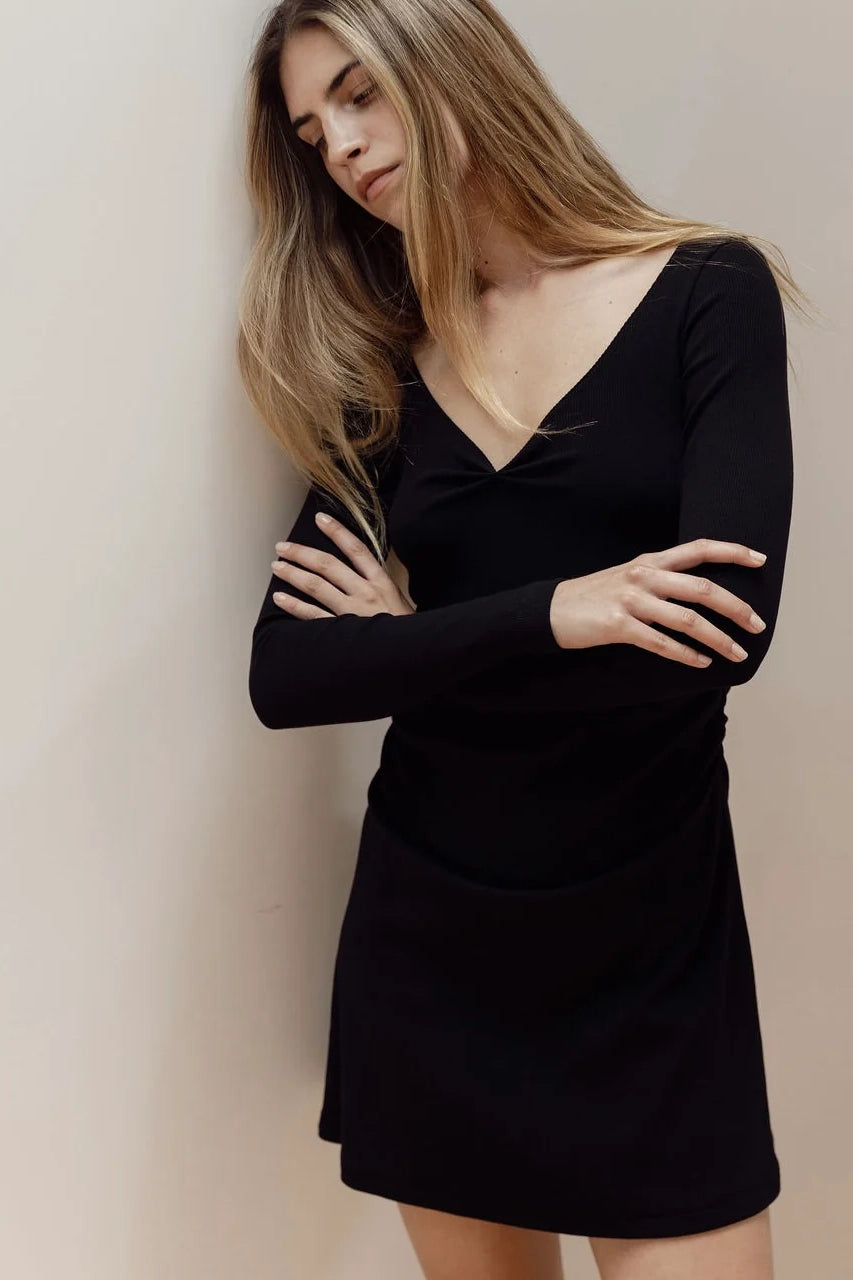 Dominique Healy Jillian Mini Dress // Black