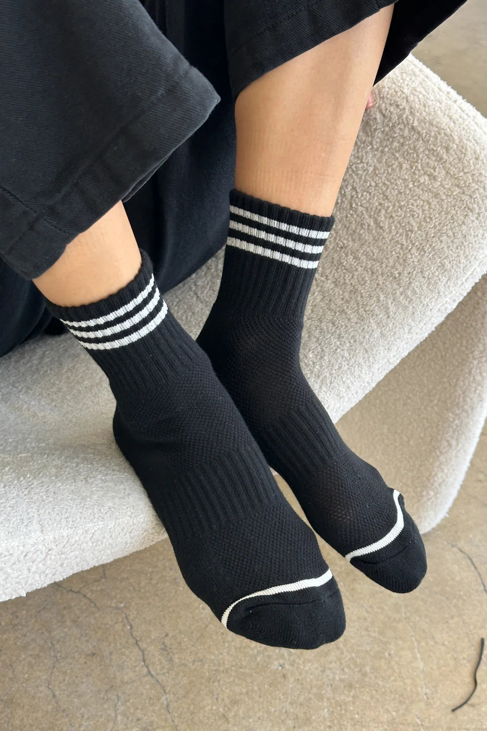 Le Bon Shoppe Girlfriend Socks // Black