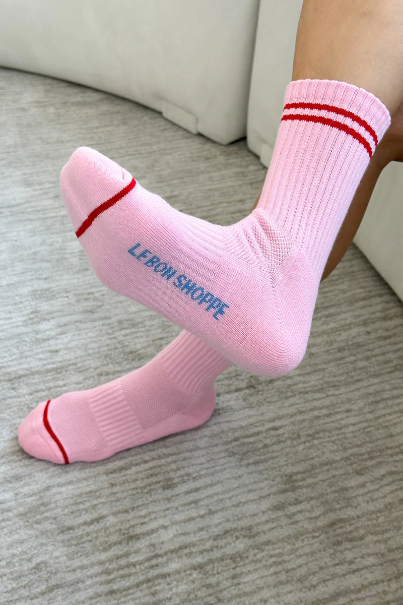 Le Bon Shoppe Boyfriend Socks // Amour Pink