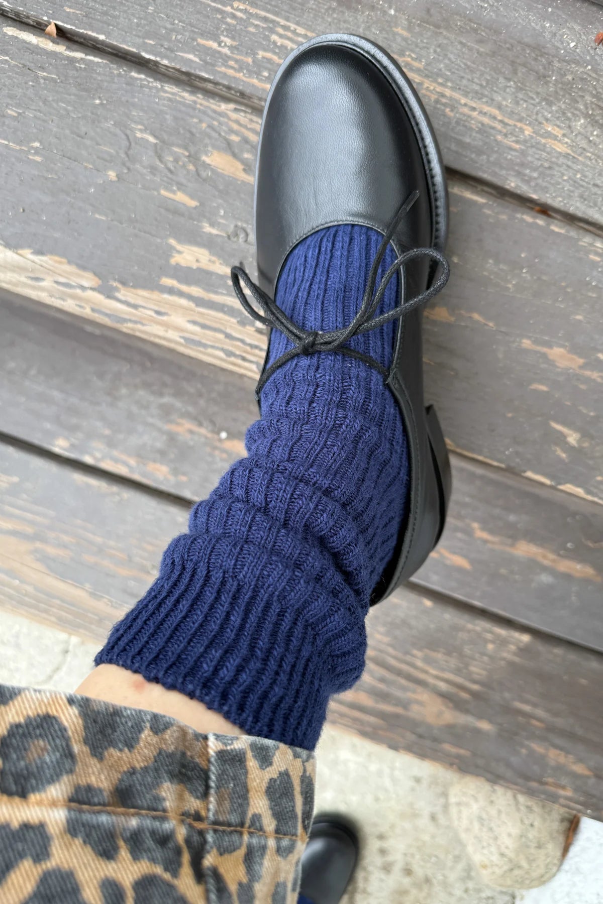 Le Bon Shoppe Cottage Socks // Navy