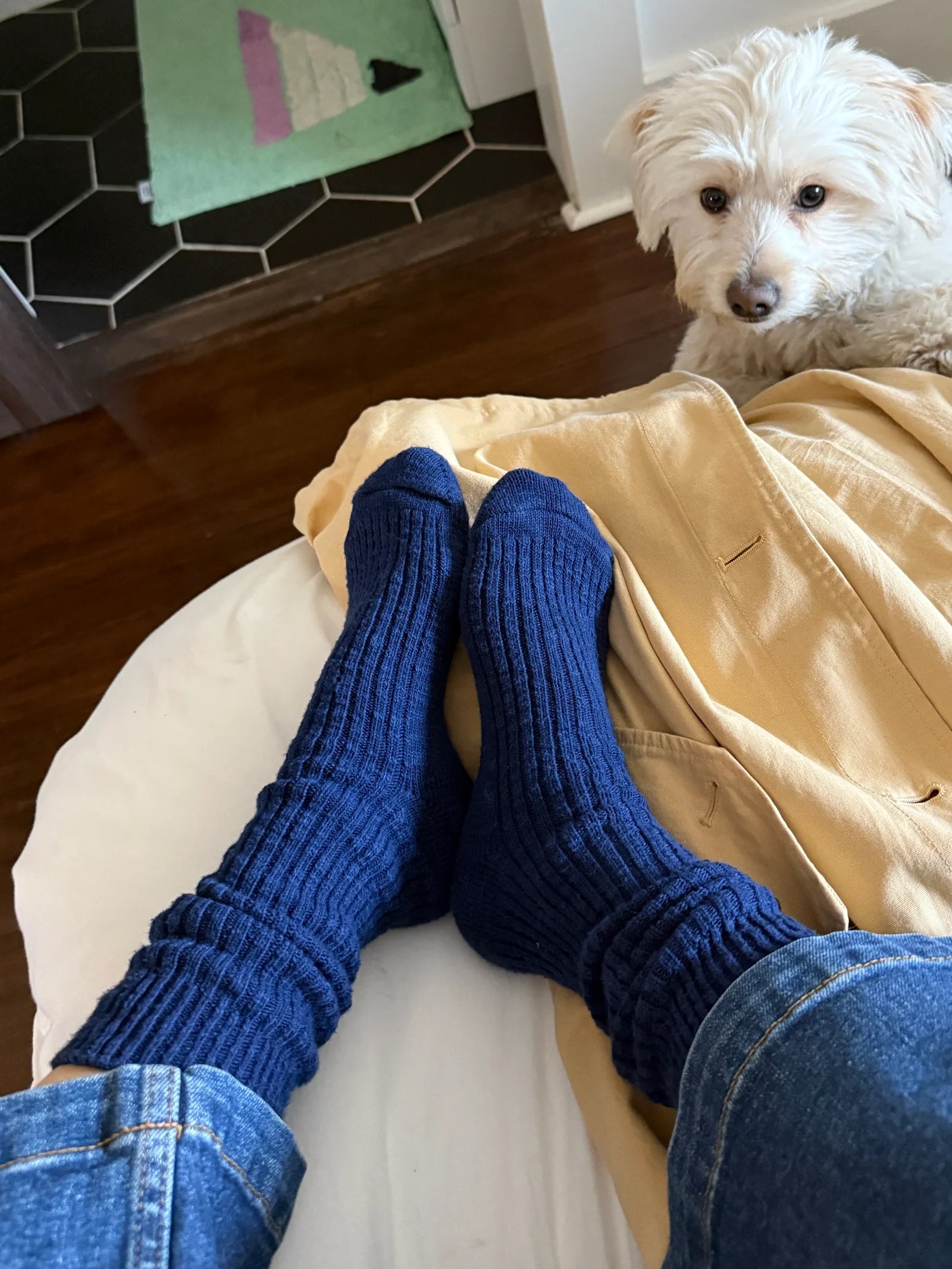 Le Bon Shoppe Cottage Socks // Navy