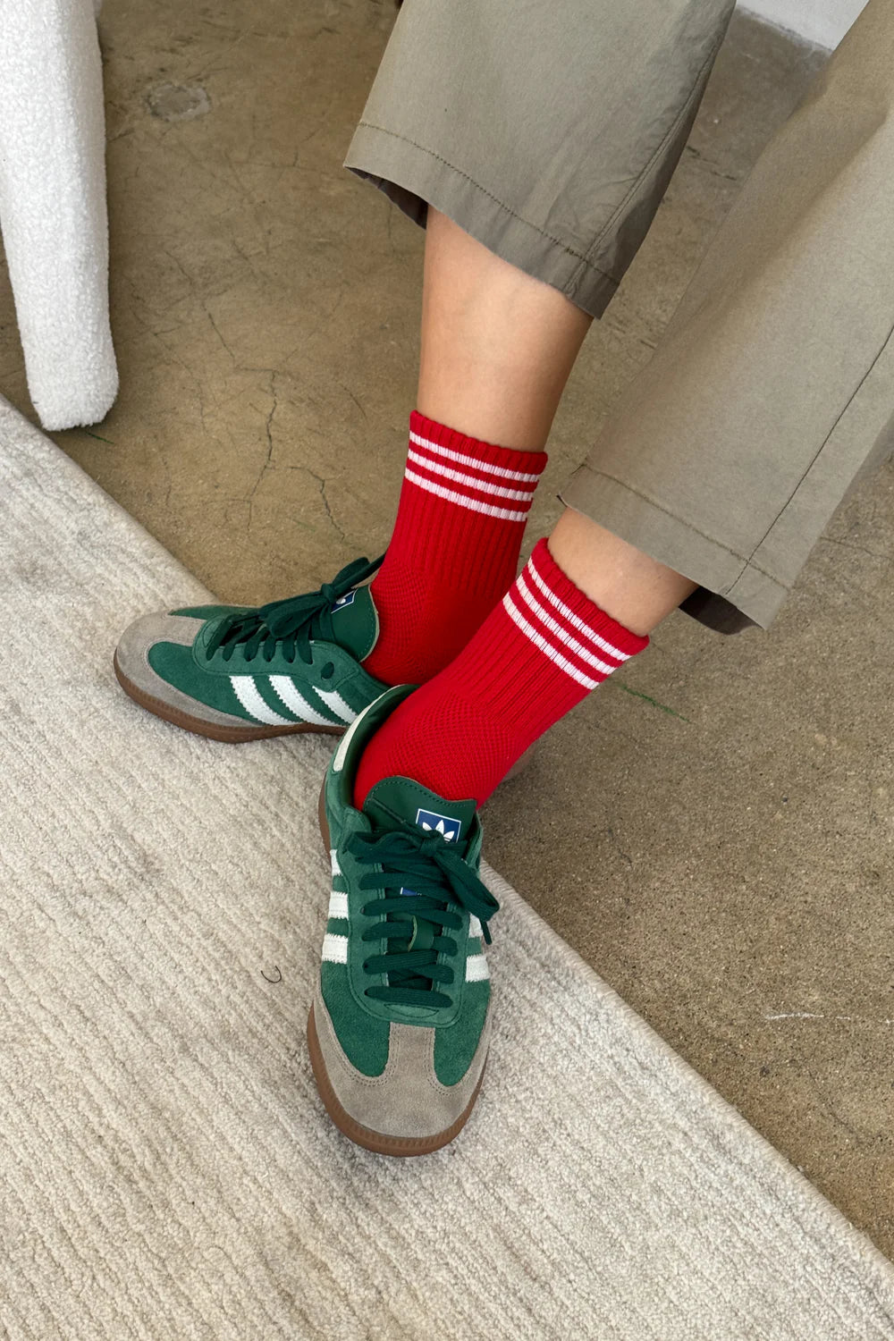 Le Bon Shoppe Girlfriend Socks // Scarlet