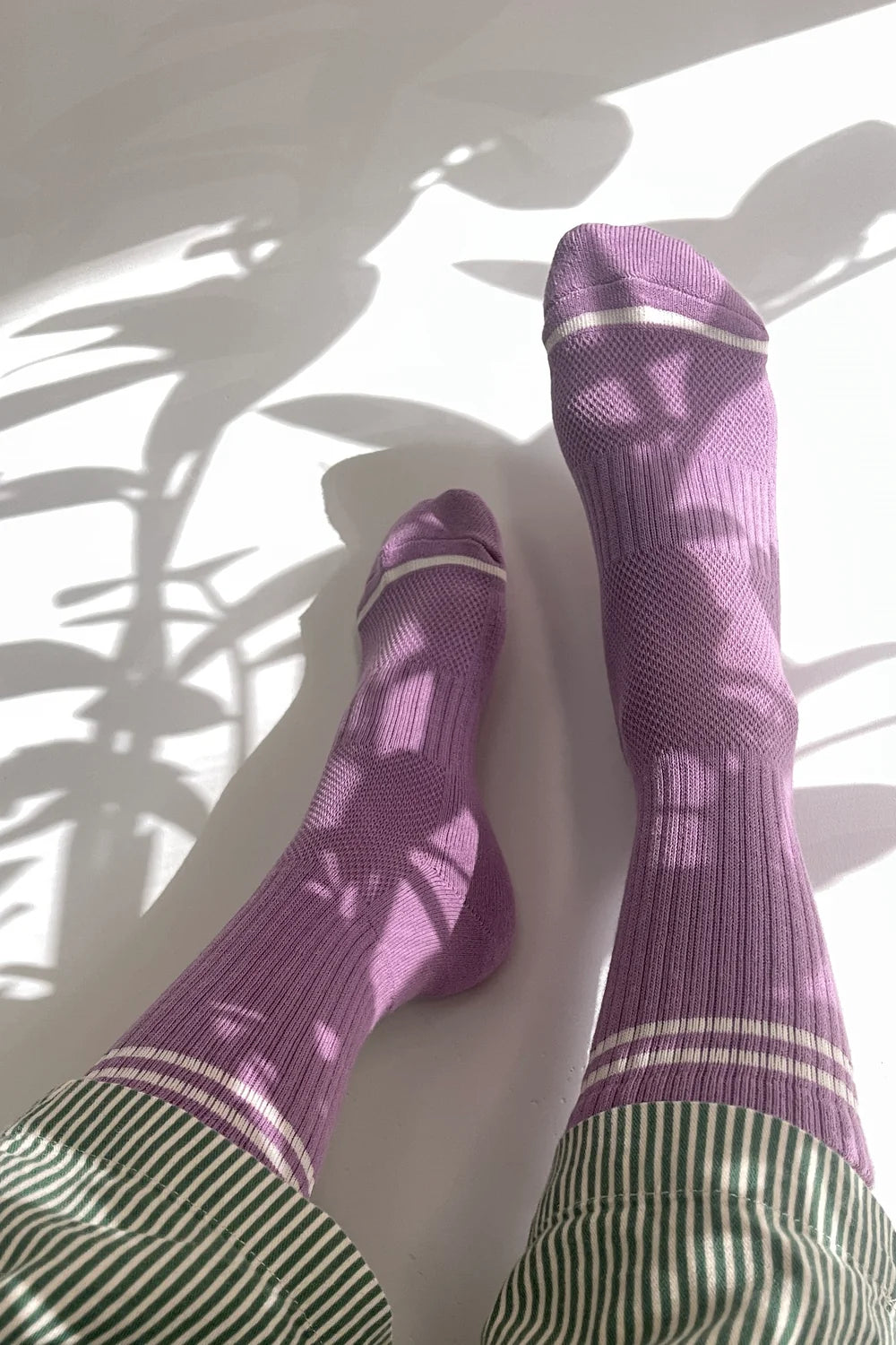 Le Bon Shoppe Boyfriend Socks // Grape
