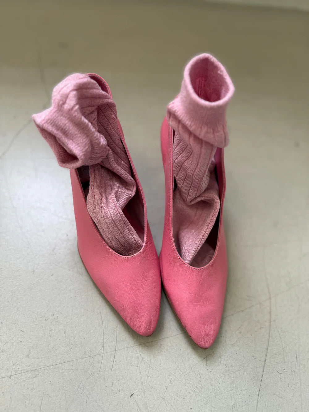 Le Bon Shoppe Her Socks Modal Lurex // Sparkling Rose