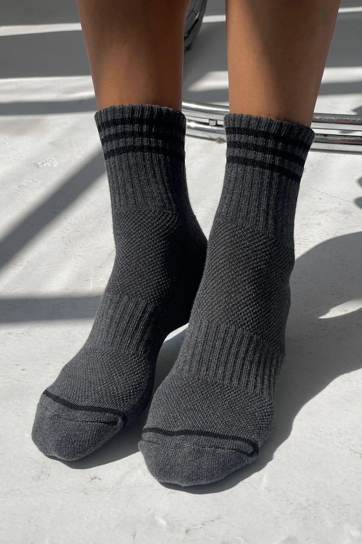 Le Bon Shoppe Girlfriend Socks // Soot