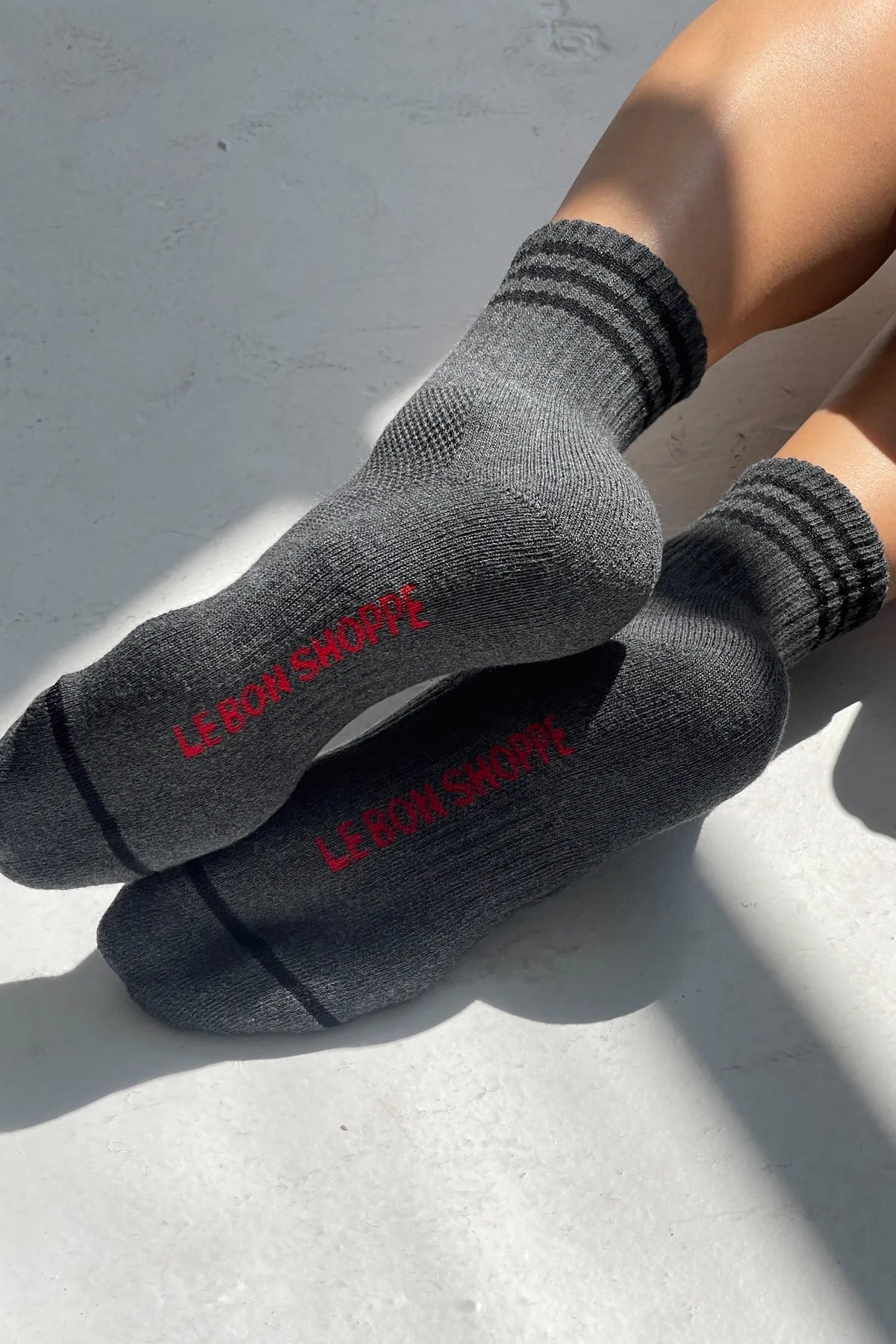 Le Bon Shoppe Girlfriend Socks // Soot