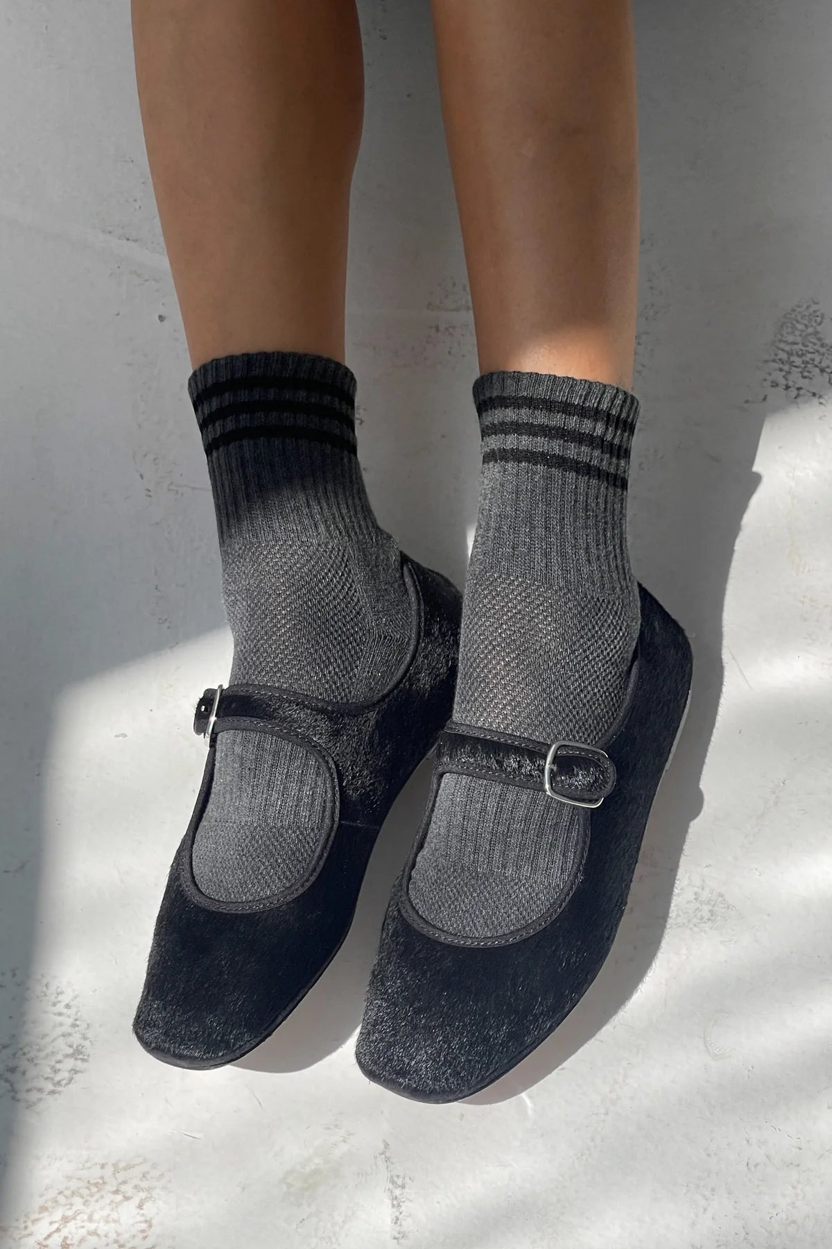 Le Bon Shoppe Girlfriend Socks // Soot