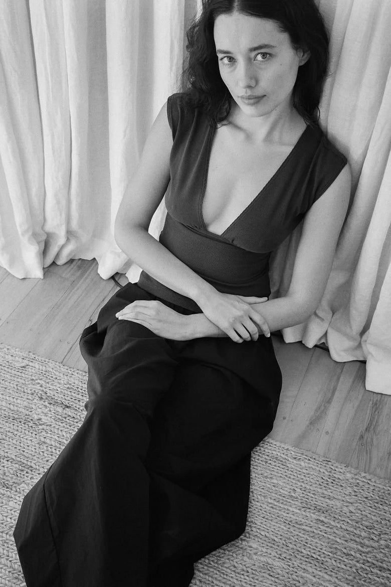 Dominique Healy Monroe Tee // Black