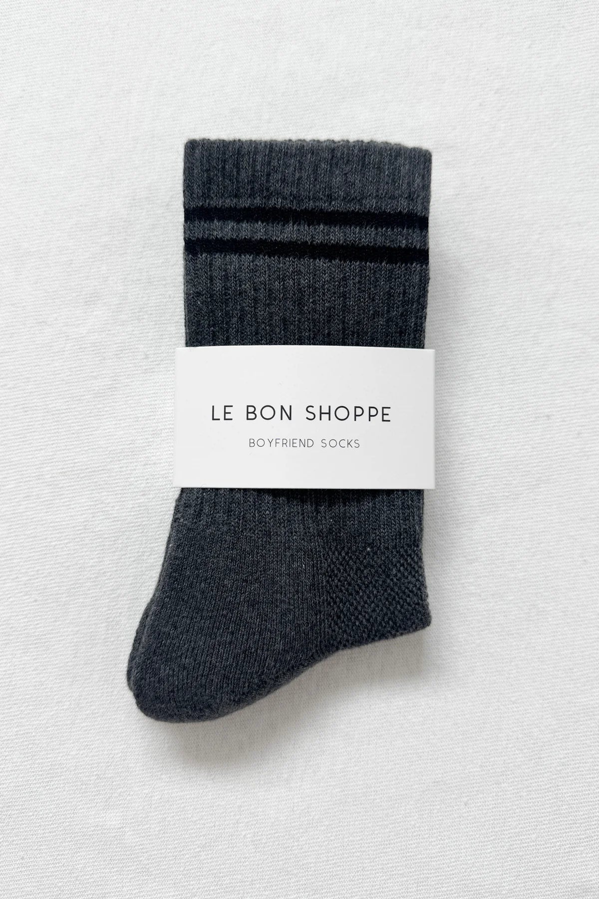 Le Bon Shoppe Boyfriend Socks // Charcoal