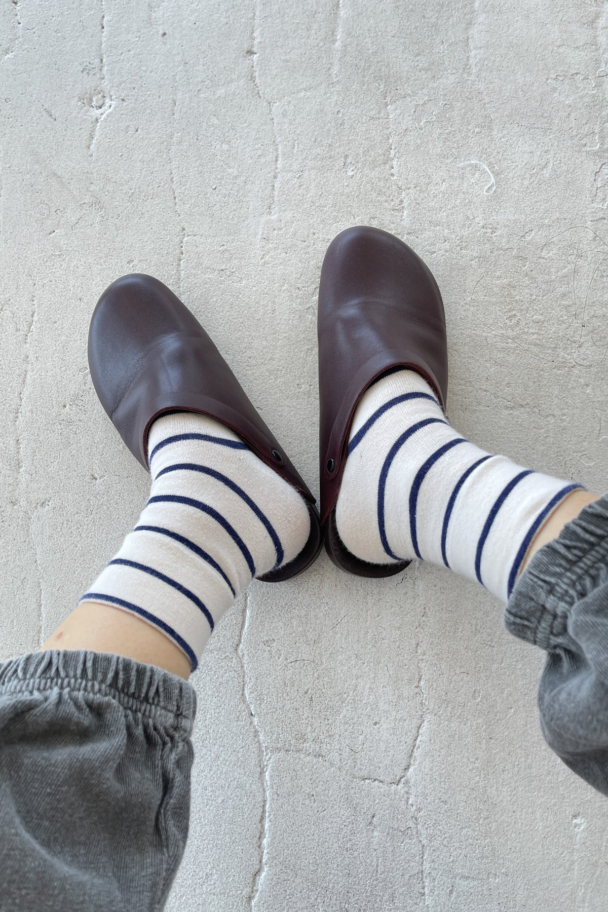 Le Bon Shoppe Wally Socks // Breton Stripe
