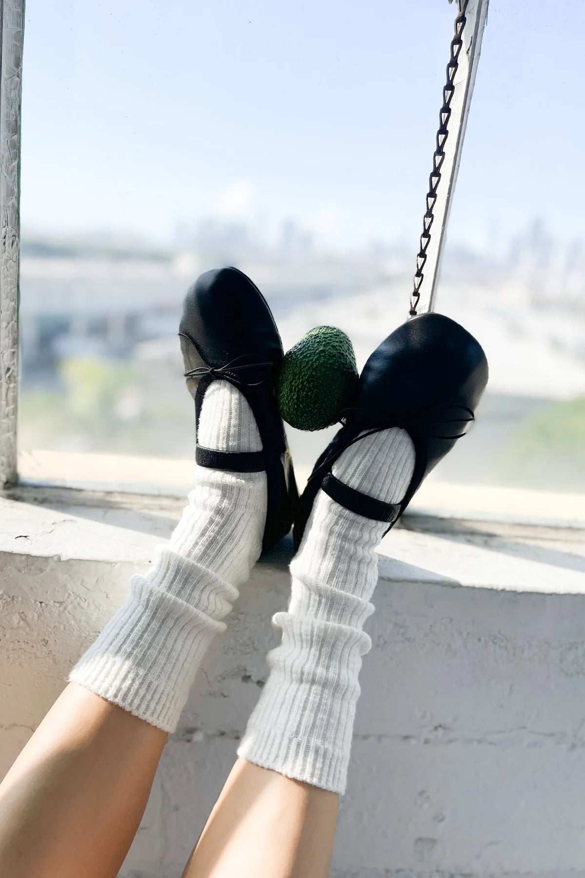 Le Bon Shoppe Cottage Socks // White Linen