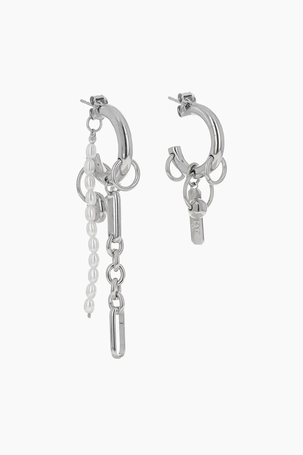 Justine Clenquet Iris Pearl Earrings