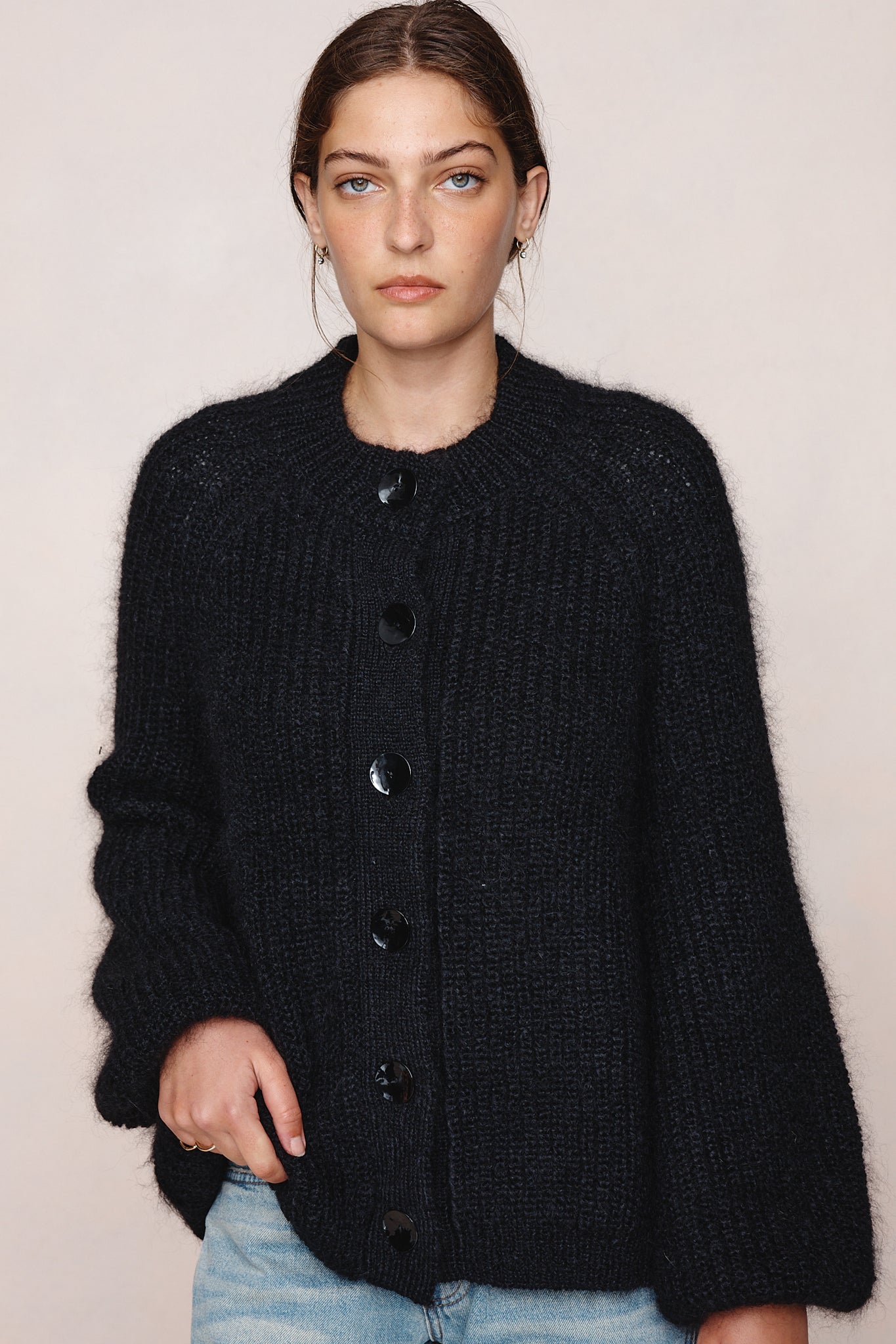 Marle Jasper Cardigan // Black