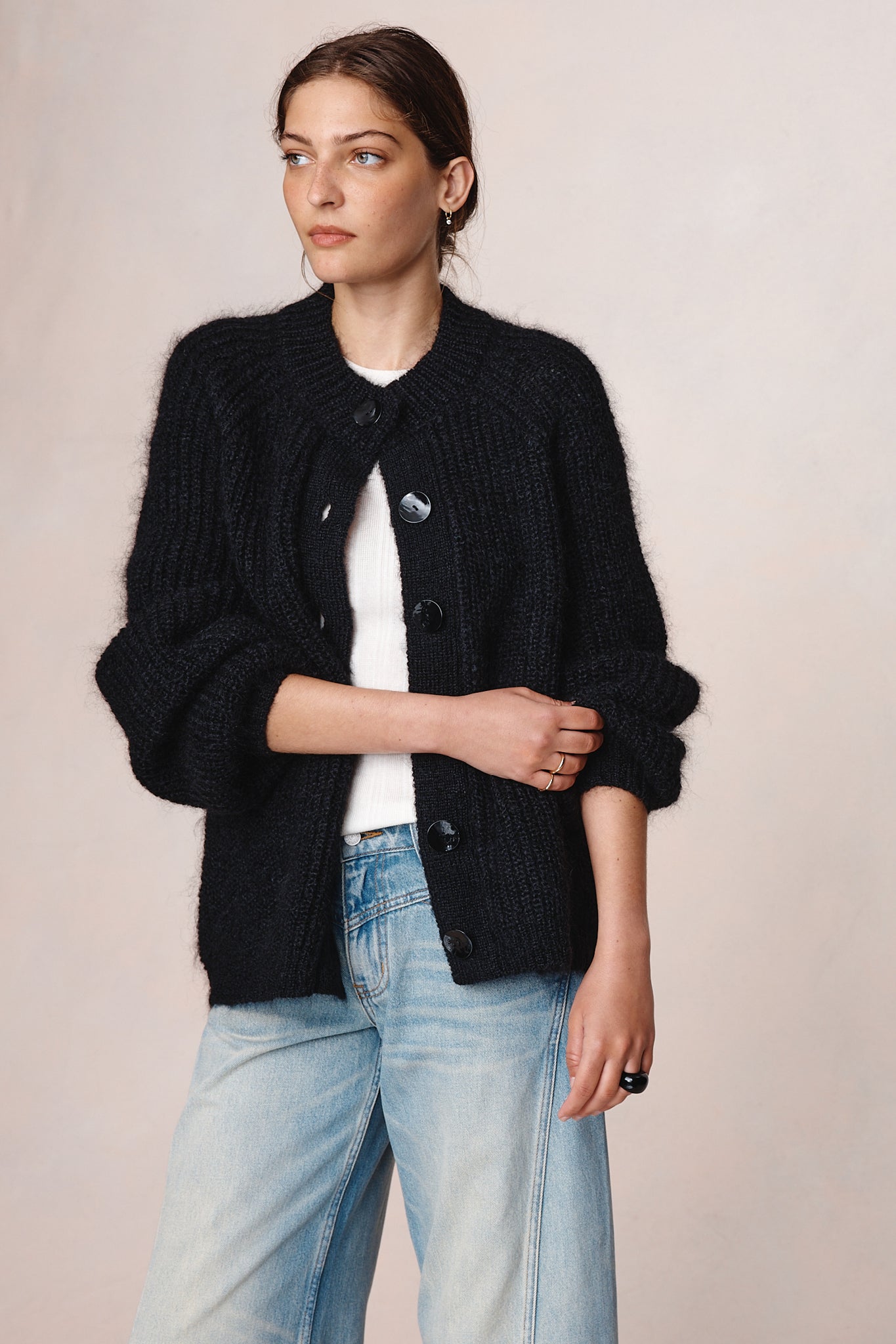 Marle Jasper Cardigan // Black