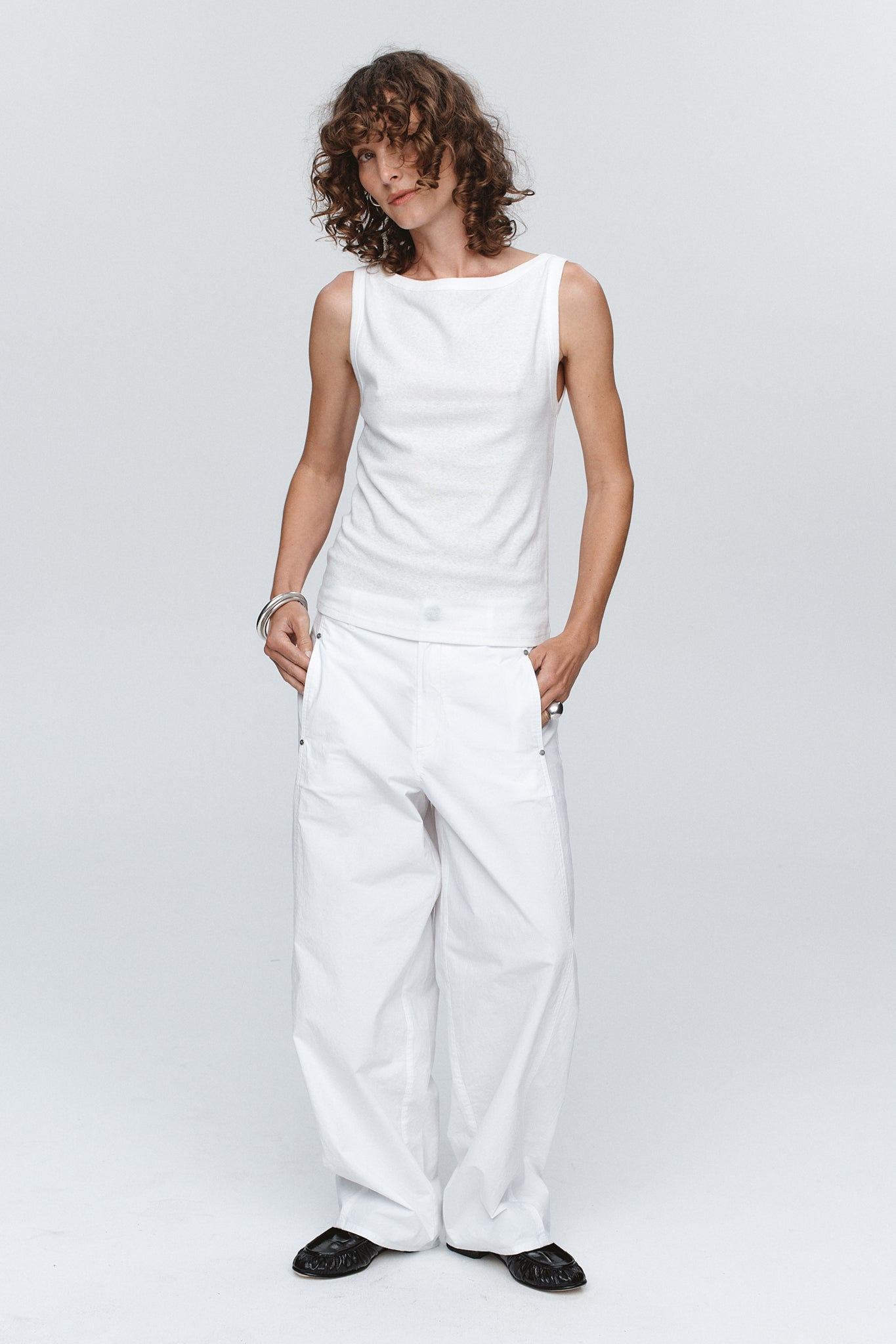 Marle Jill Singlet // Ivory