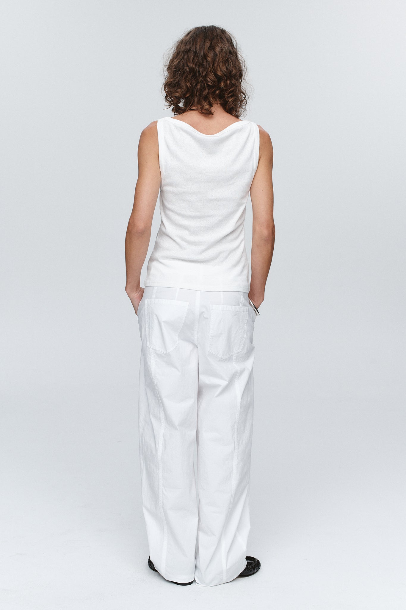 Marle Jill Singlet // Ivory