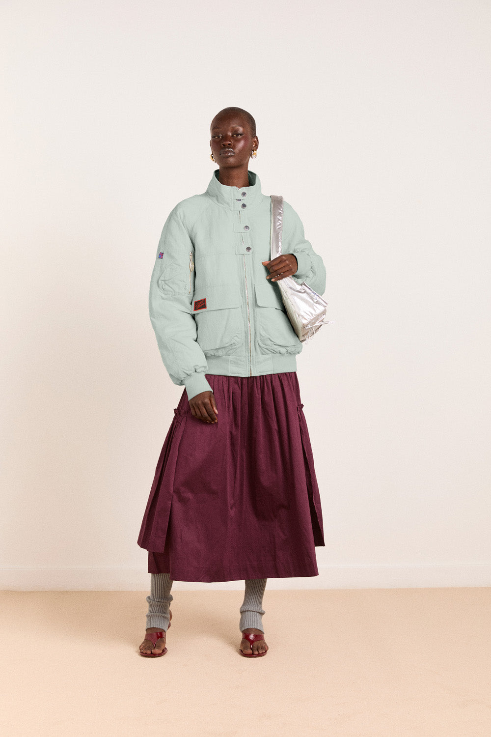 Damson Madder Berta Midi Skirt // Fig