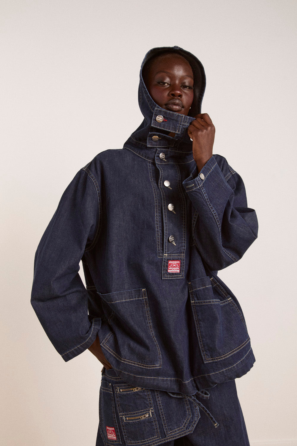 Damson Madder Briar Hoodie // Neptune Wash