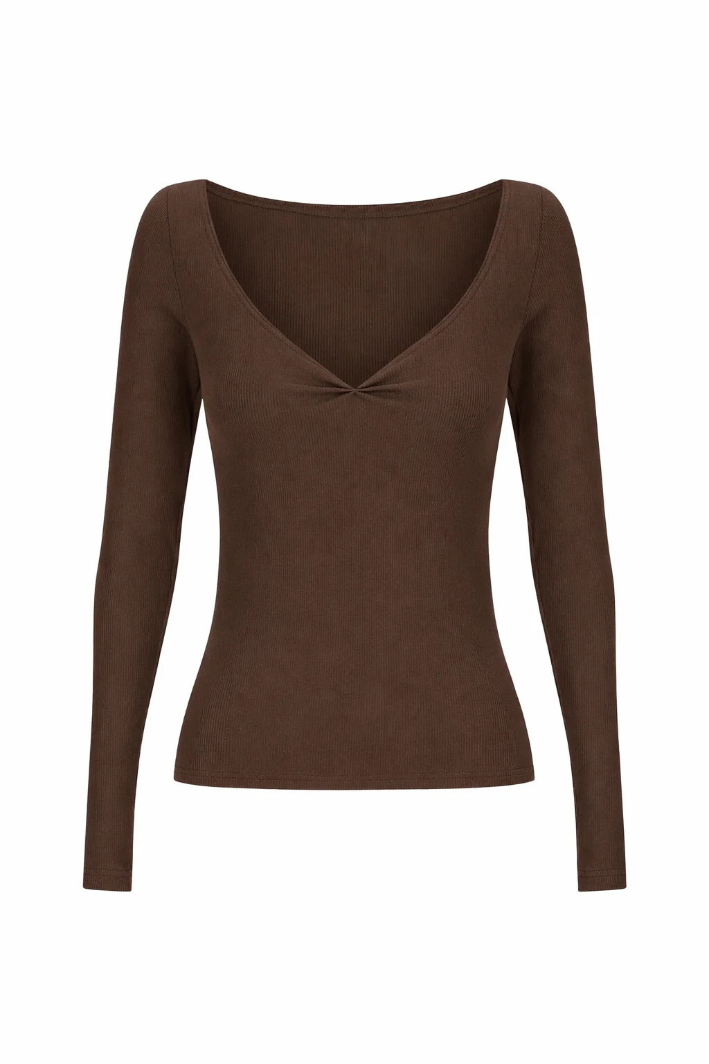 Dominique Healy Jillian Longsleeve // Chocolate