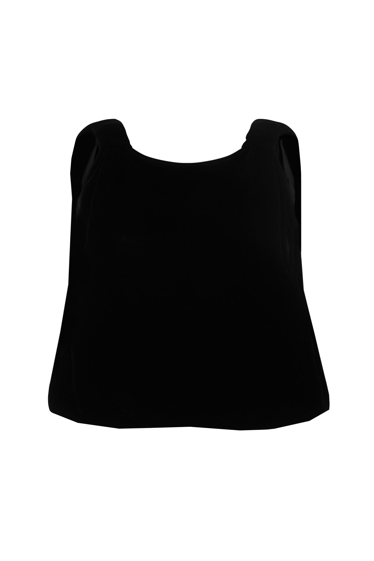 Harris Tapper Knot Top // Black Velvet