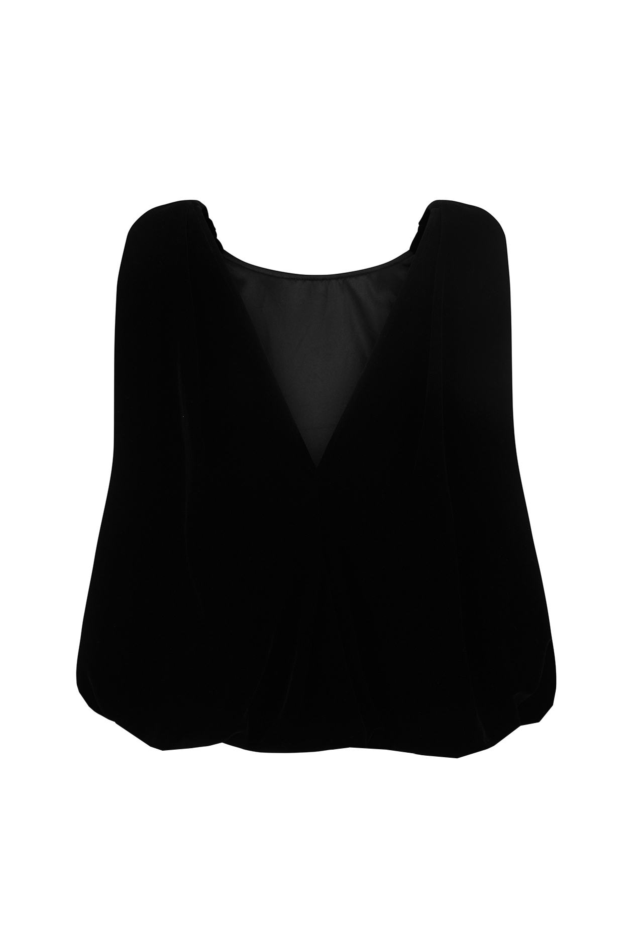 Harris Tapper Knot Top // Black Velvet