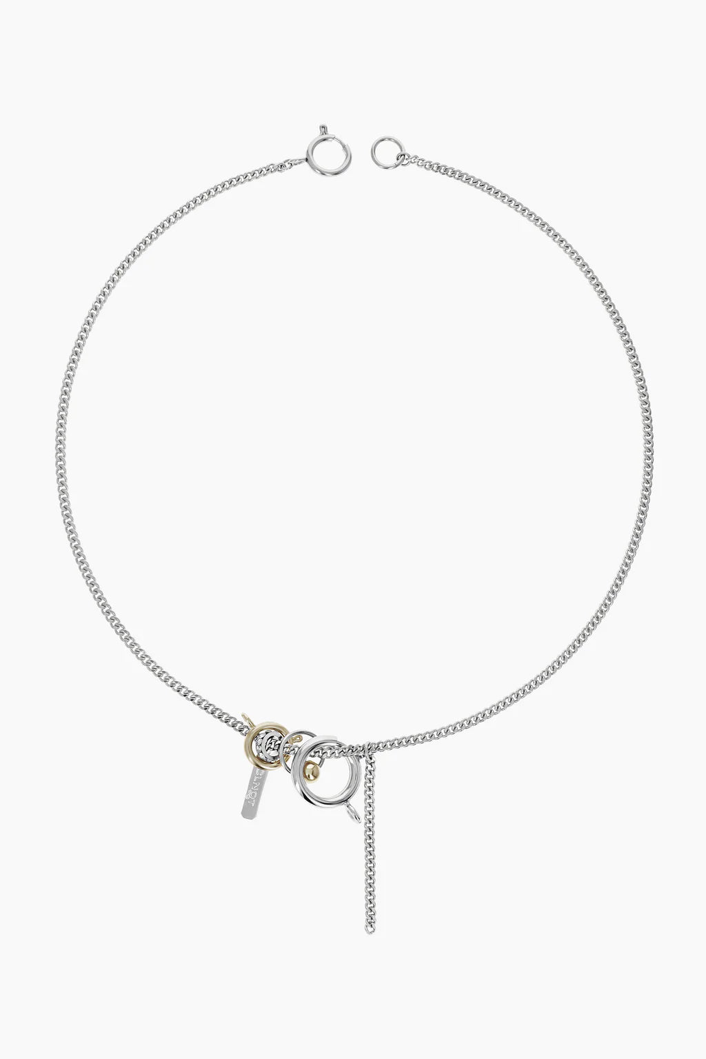 Justine Clenquet Kris Necklace // Silver & Gold