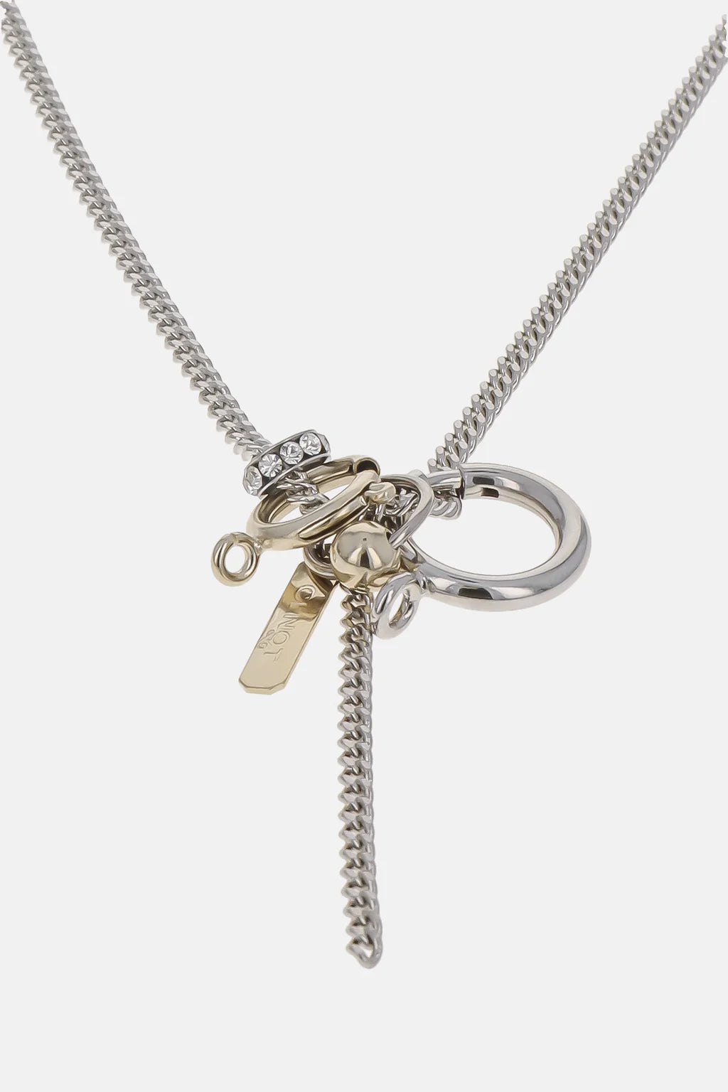 Justine Clenquet Kris Necklace // Silver & Gold